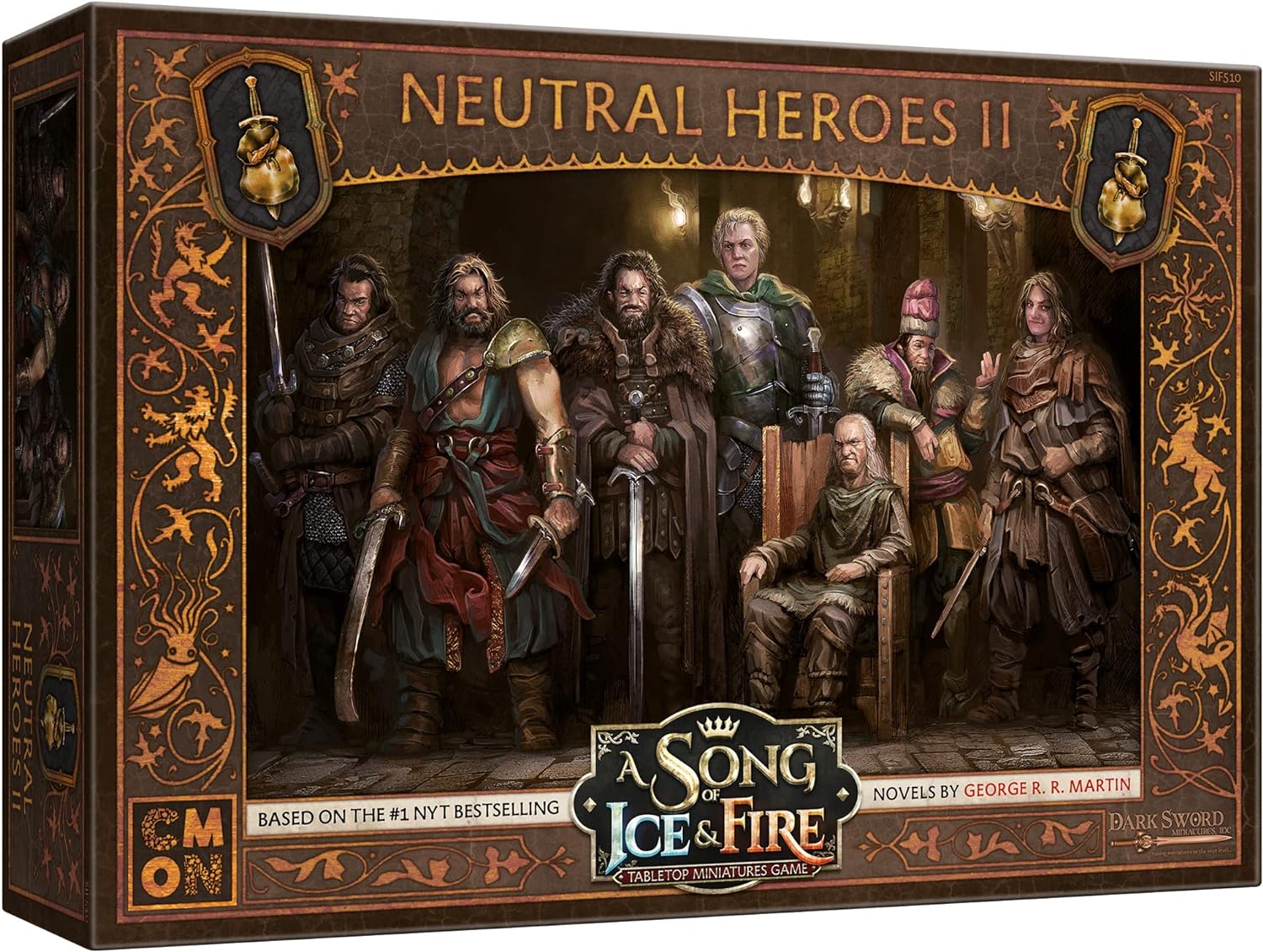 CMON A Song of Ice and Fire: Neutral Heroes II Expansion Miniatures Game 3