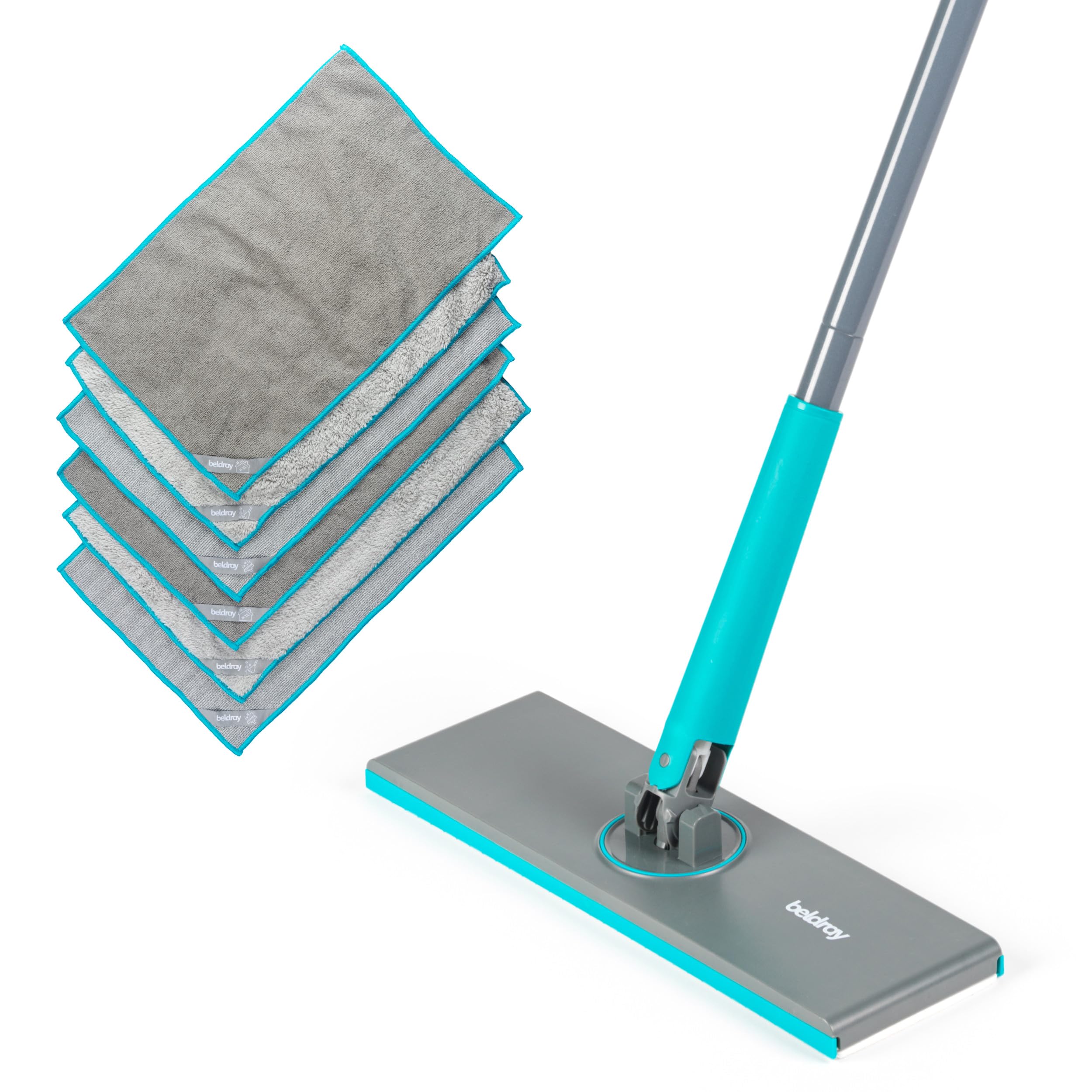 Beldray Anti-Bac Clip-to-Grip Large Mop for Tiles, Floors, Windows & Mirrors
