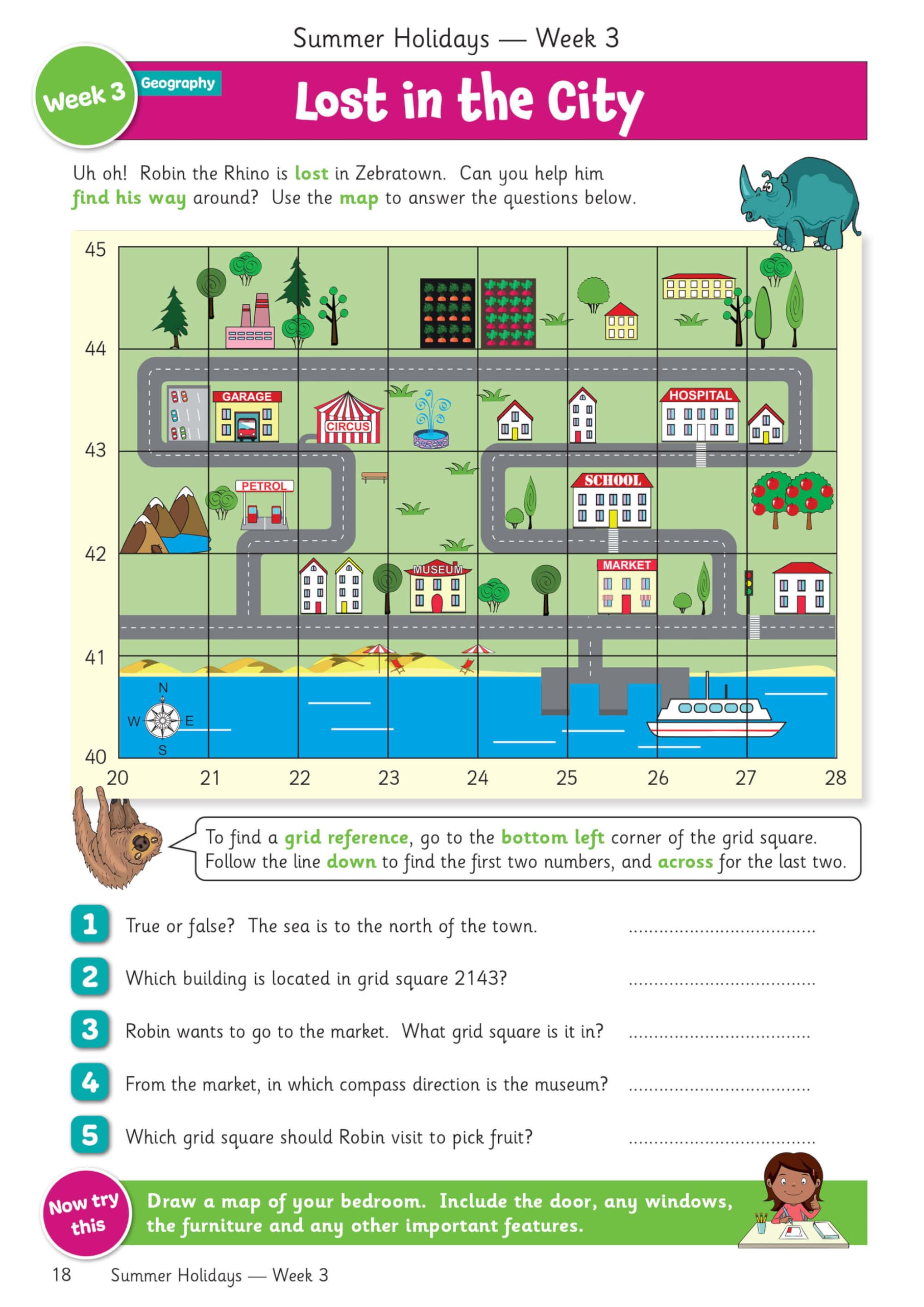 CGP Summer Holidays Activity Workbook - Year 3 to Year 4 Transition | Paperback 2