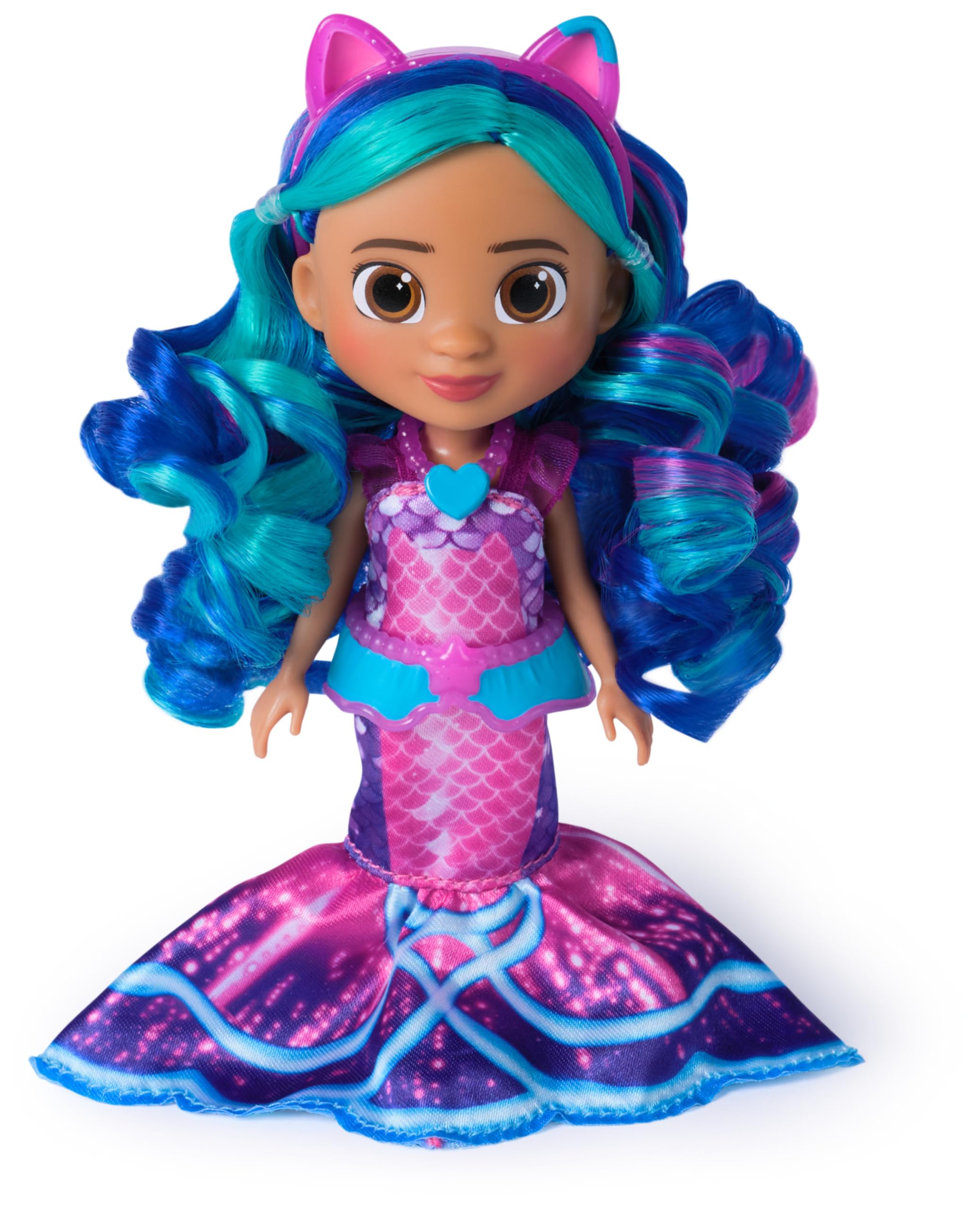 Mer-tastic Gabby Doll from Gabby's Dollhouse: The Movie - 15cm Tall with Brushable Hair & Mermaid Accessories 7