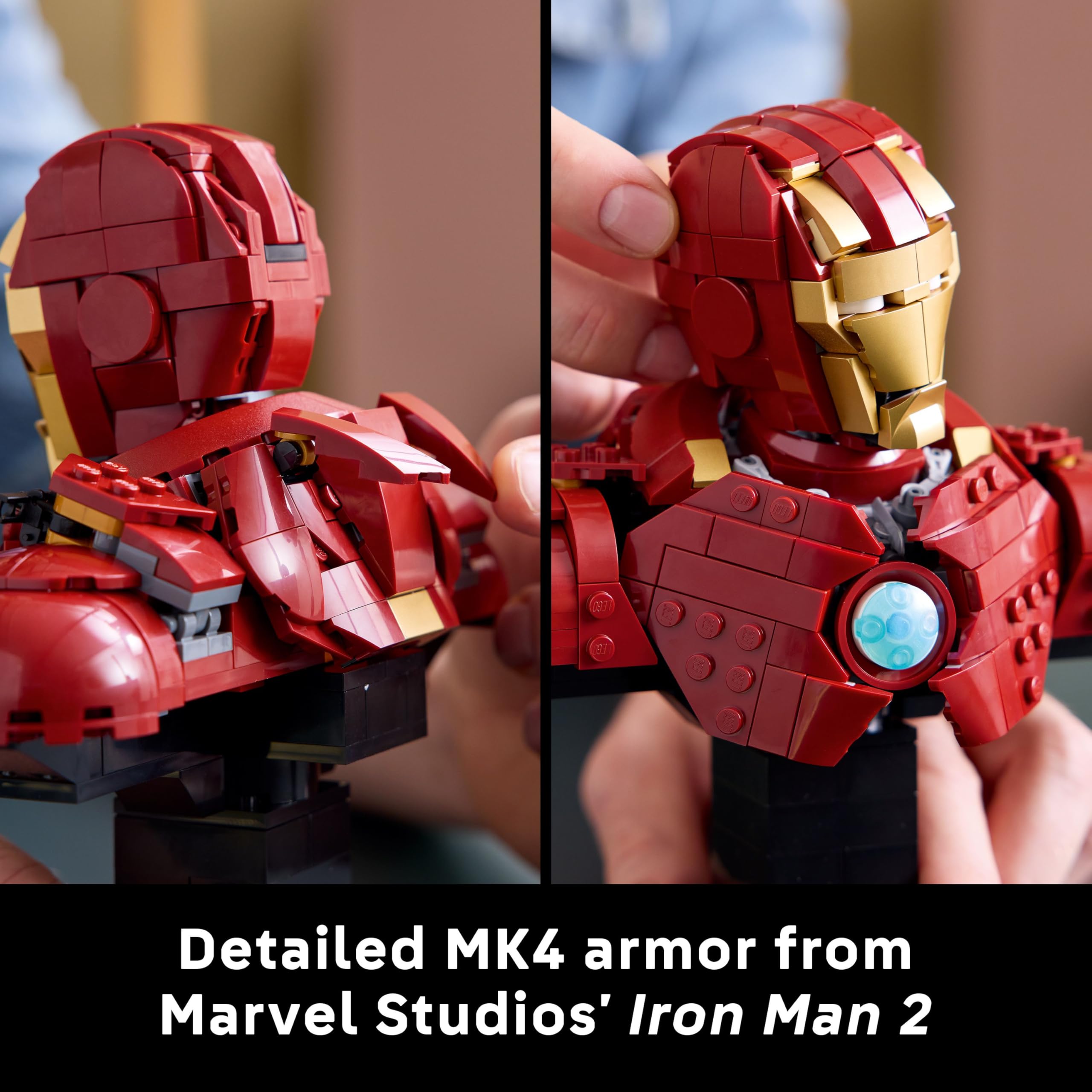 LEGO Marvel Iron Man MK4 Bust - Buildable Display Model for Adults 7