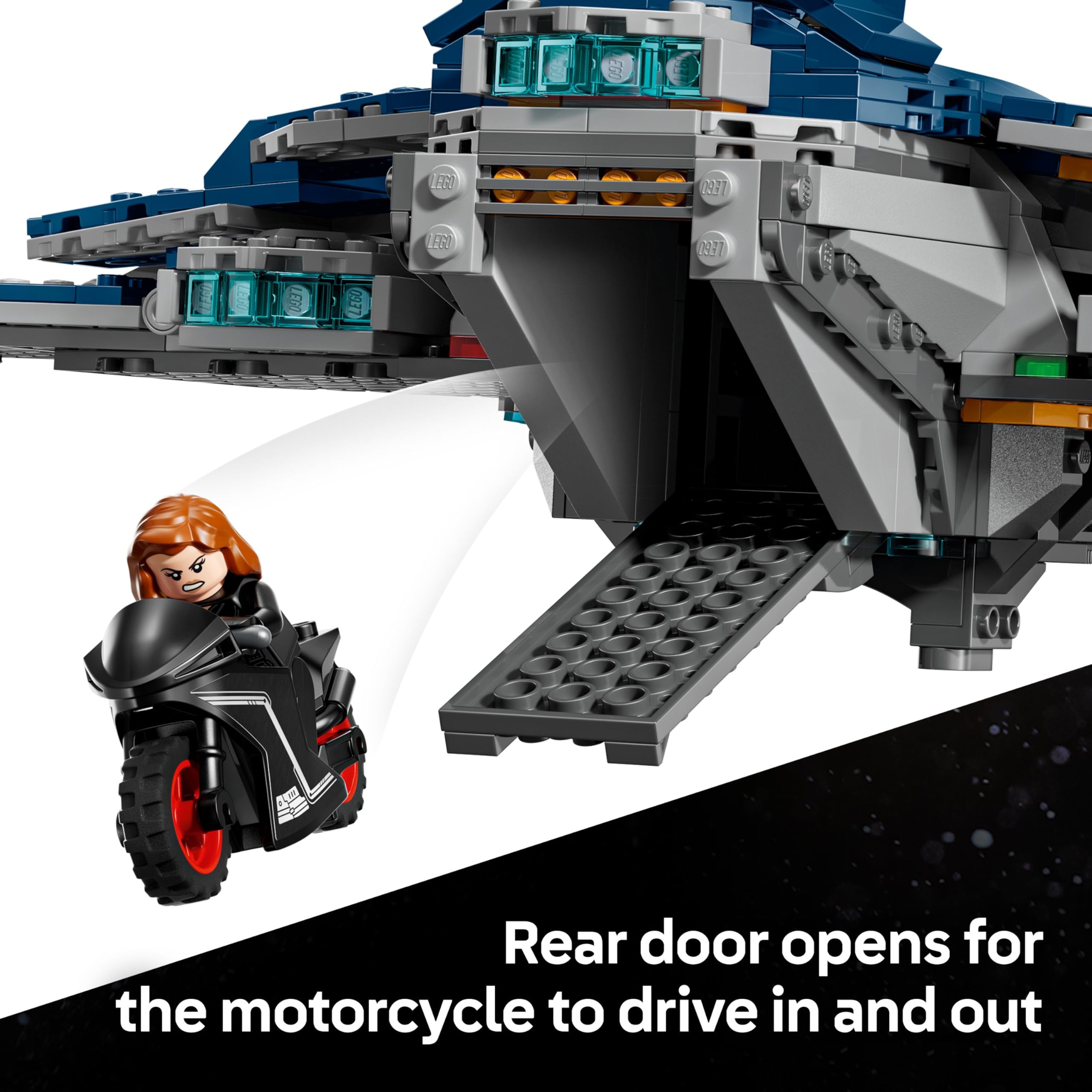 LEGO Marvel 76325 Avengers: Age of Ultron Quinjet Building Set | Ages 12+ | 5 Minifigures 4