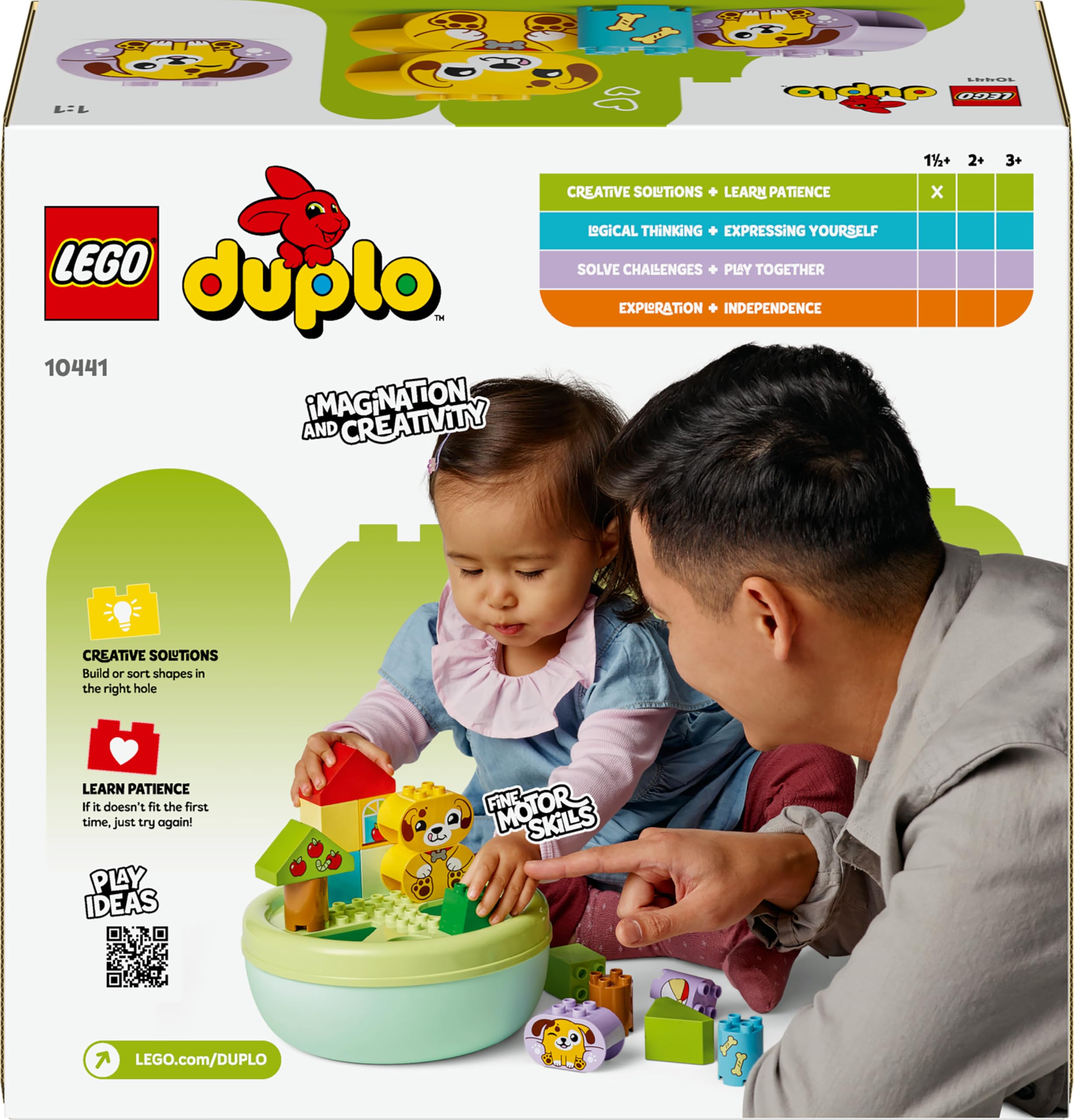 LEGO DUPLO Shape Sorter: Puppy House - Educational Building Toy for Toddlers 18+ Months 8