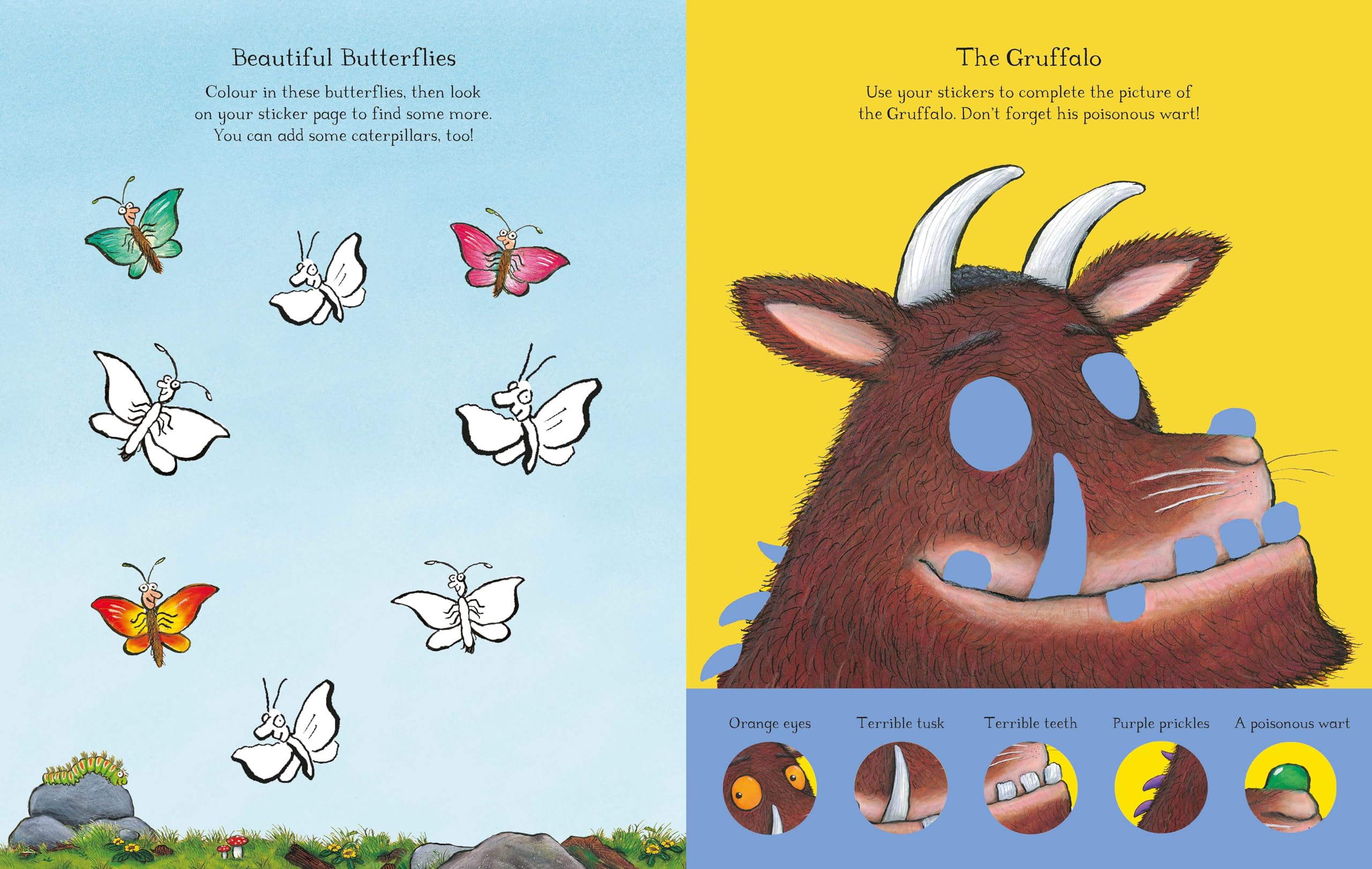 The Gruffalo: A First Sticker Book - Over 250 Stickers | Ages 3-7 | Paperback 2