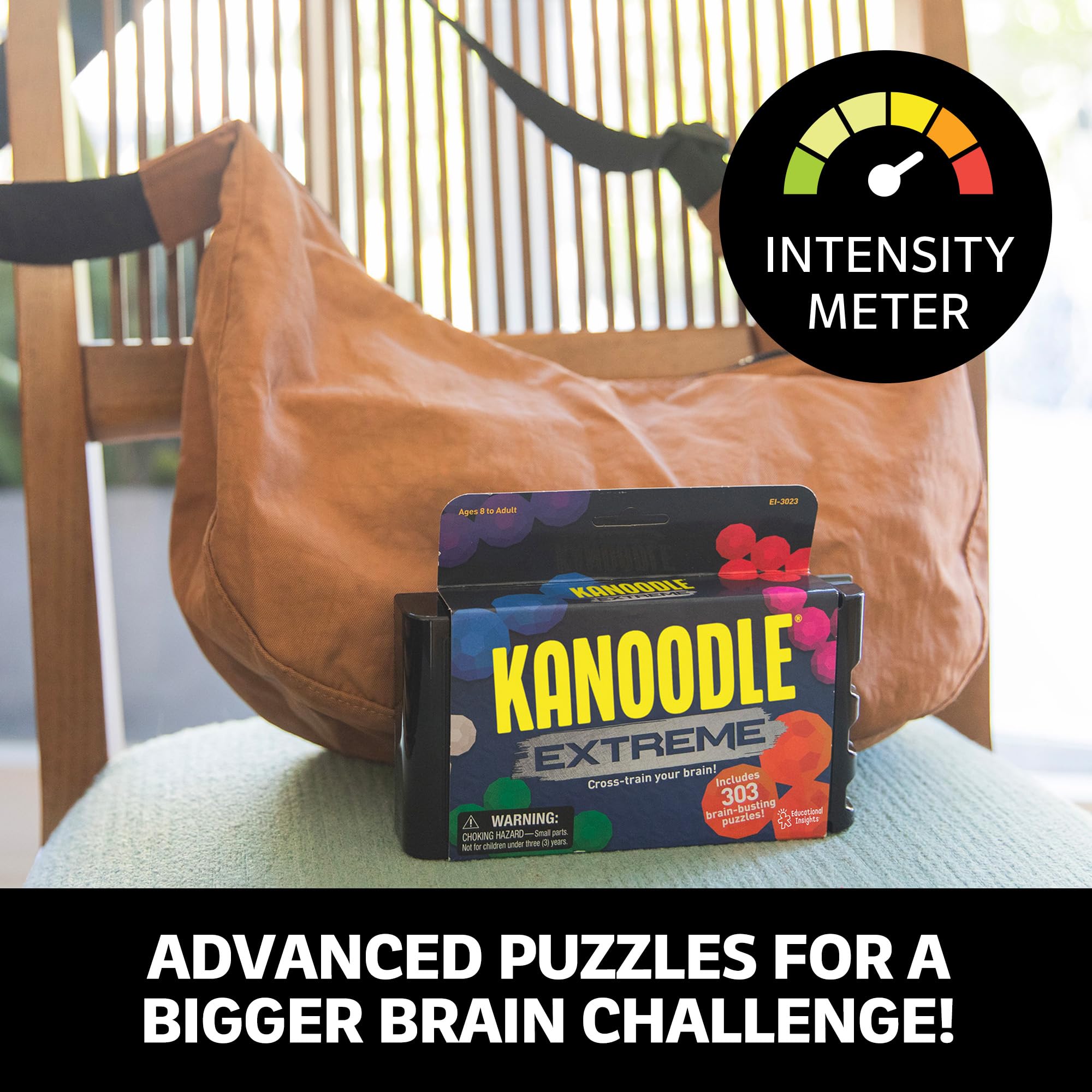Educational Insights Kanoodle Extreme Puzzle Game - 300 Puzzles | Ages 8 to Adult | Portable 4