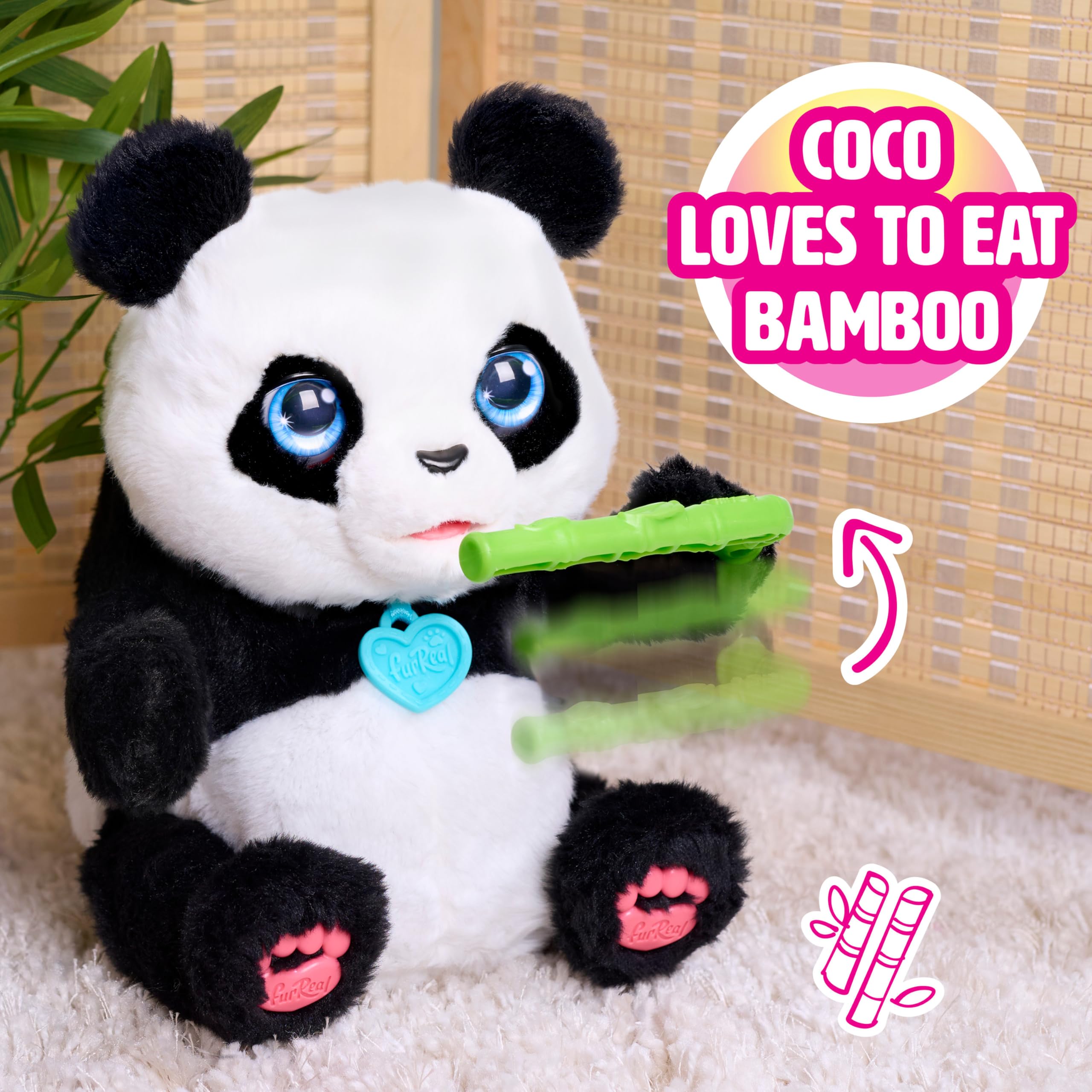 furReal Coco the Tumbling Panda - Interactive Plush Toy for Kids Ages 4+ 4