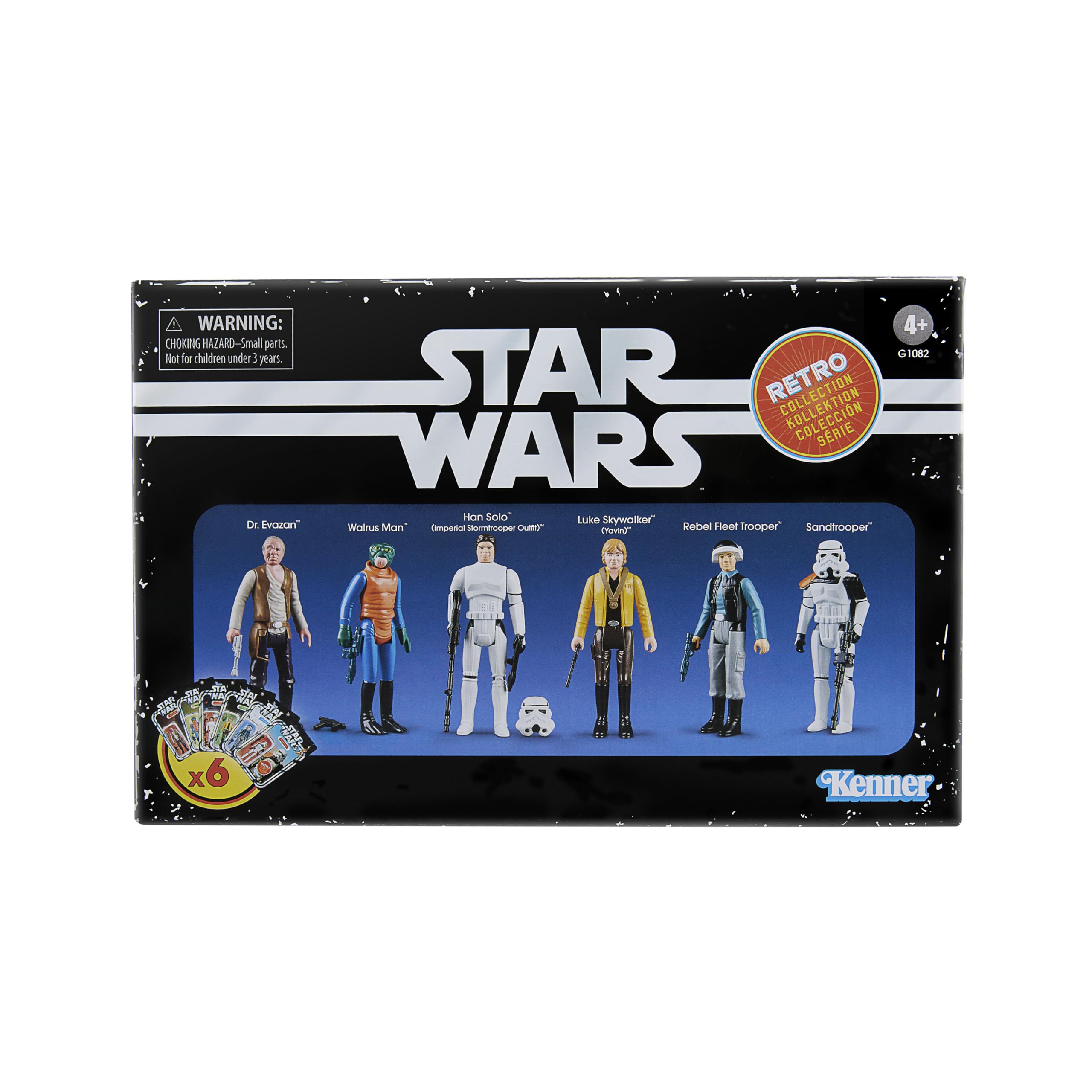 Star Wars Retro Collection A New Hope Multipack - 6-Pack of 9.5-cm Action Figures