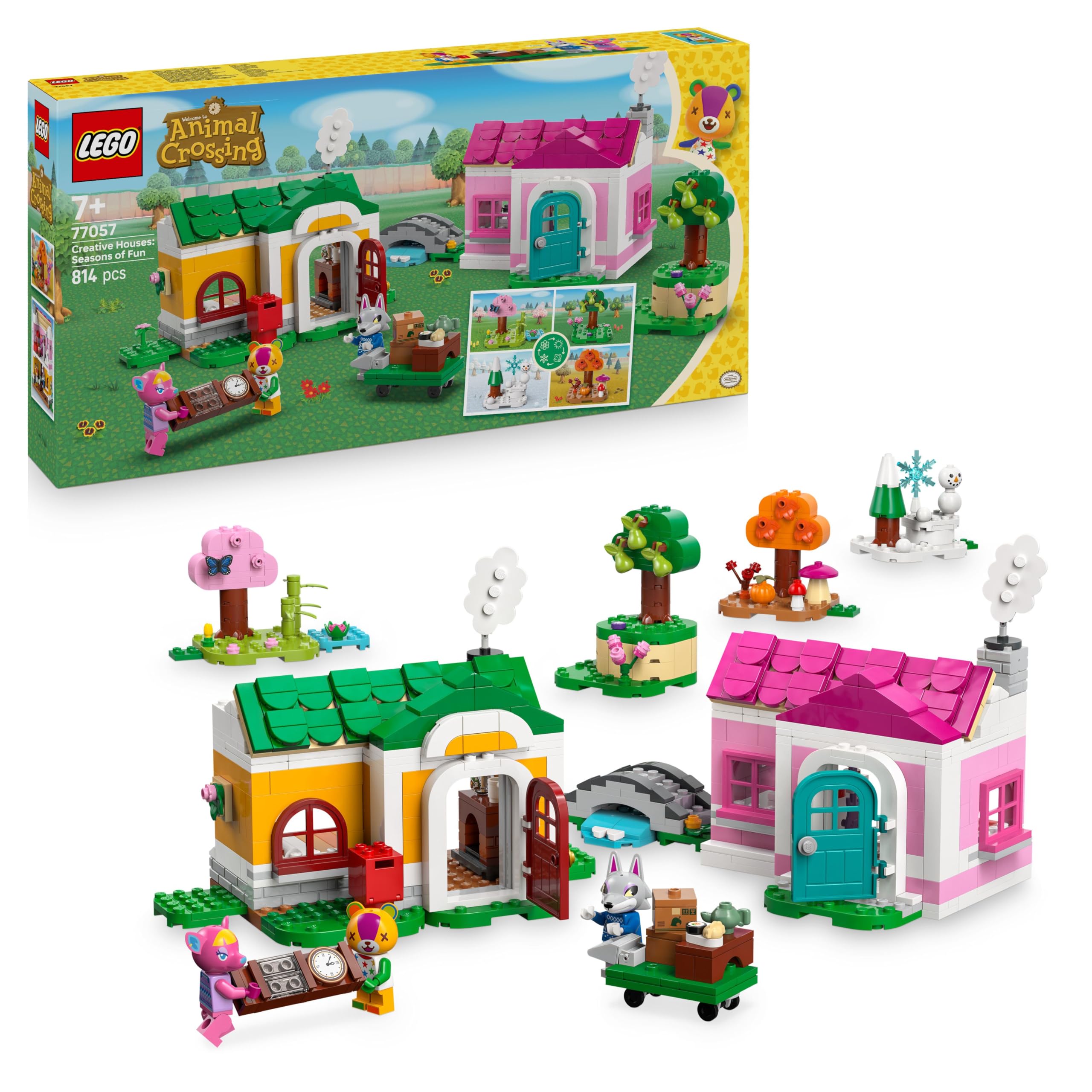 LEGO Animal Crossing Creative Houses: Seasons of Fun (77057) - Building Set
