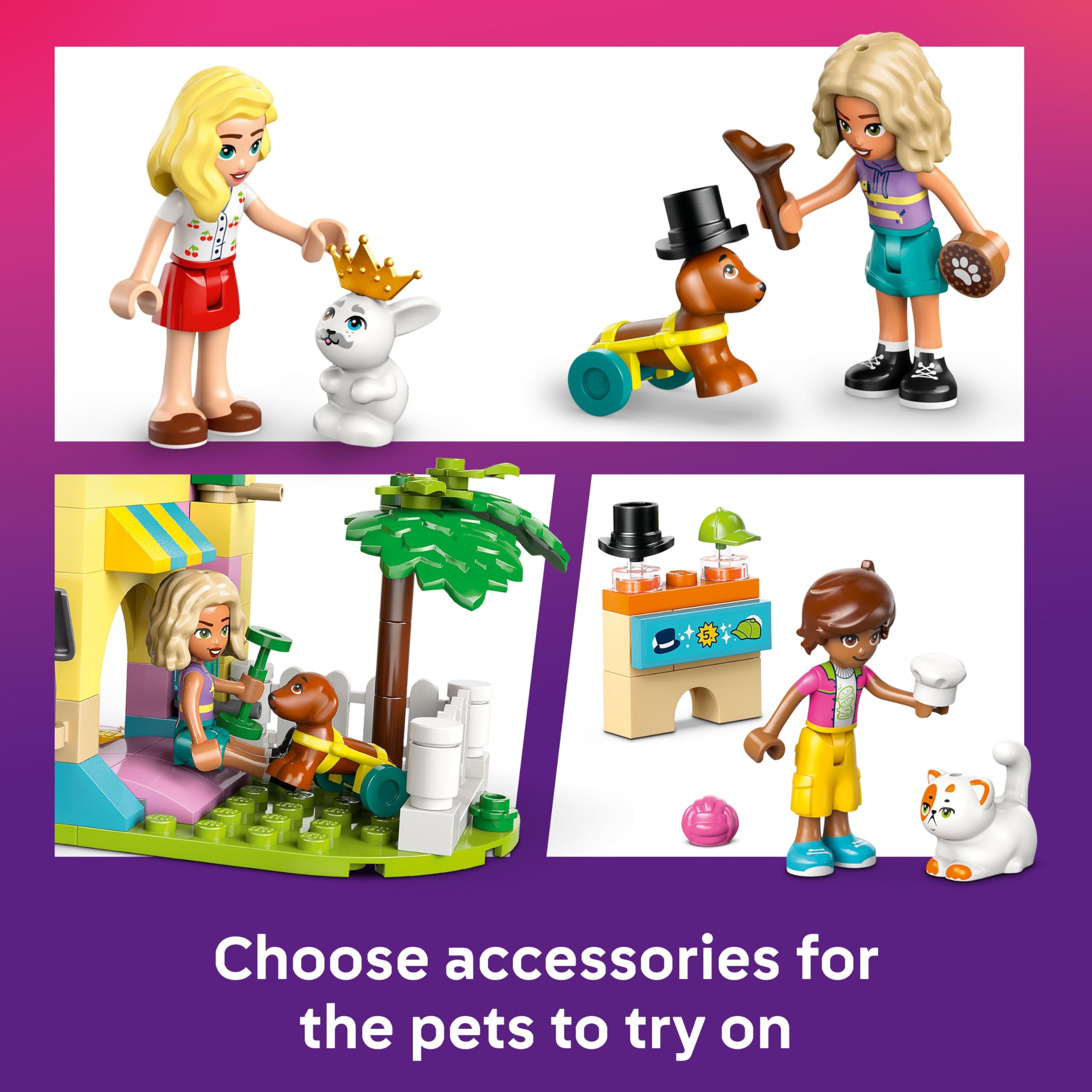 LEGO Friends Pet Accessories Shop Set - Animal Building Toy Playset with 2 Mini Dolls, 375 Pieces 9