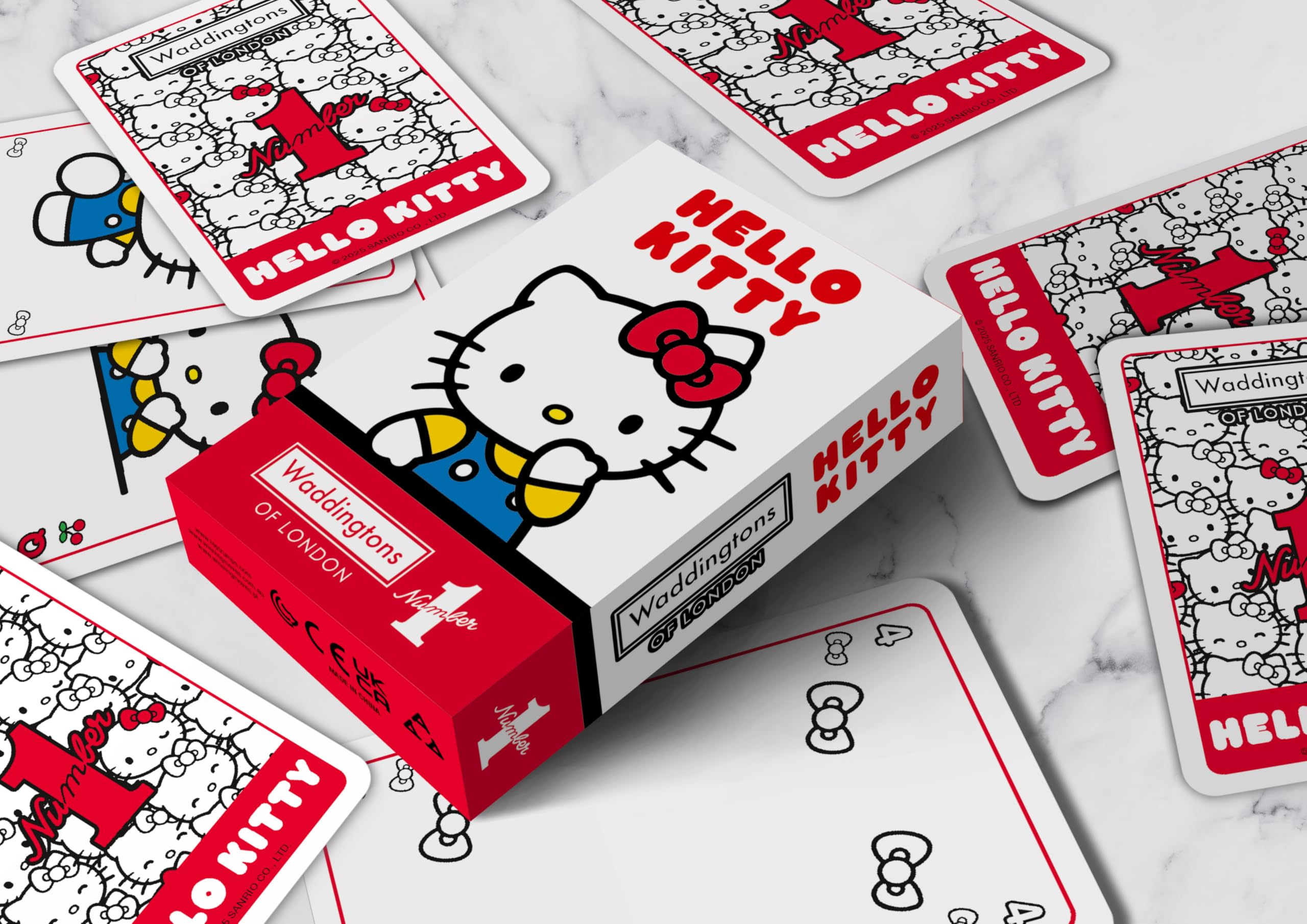Waddingtons Number 1 Hello Kitty Playing Cards – 52-Card Deck with Jokers for Snap, Rummy, Poker & More 6