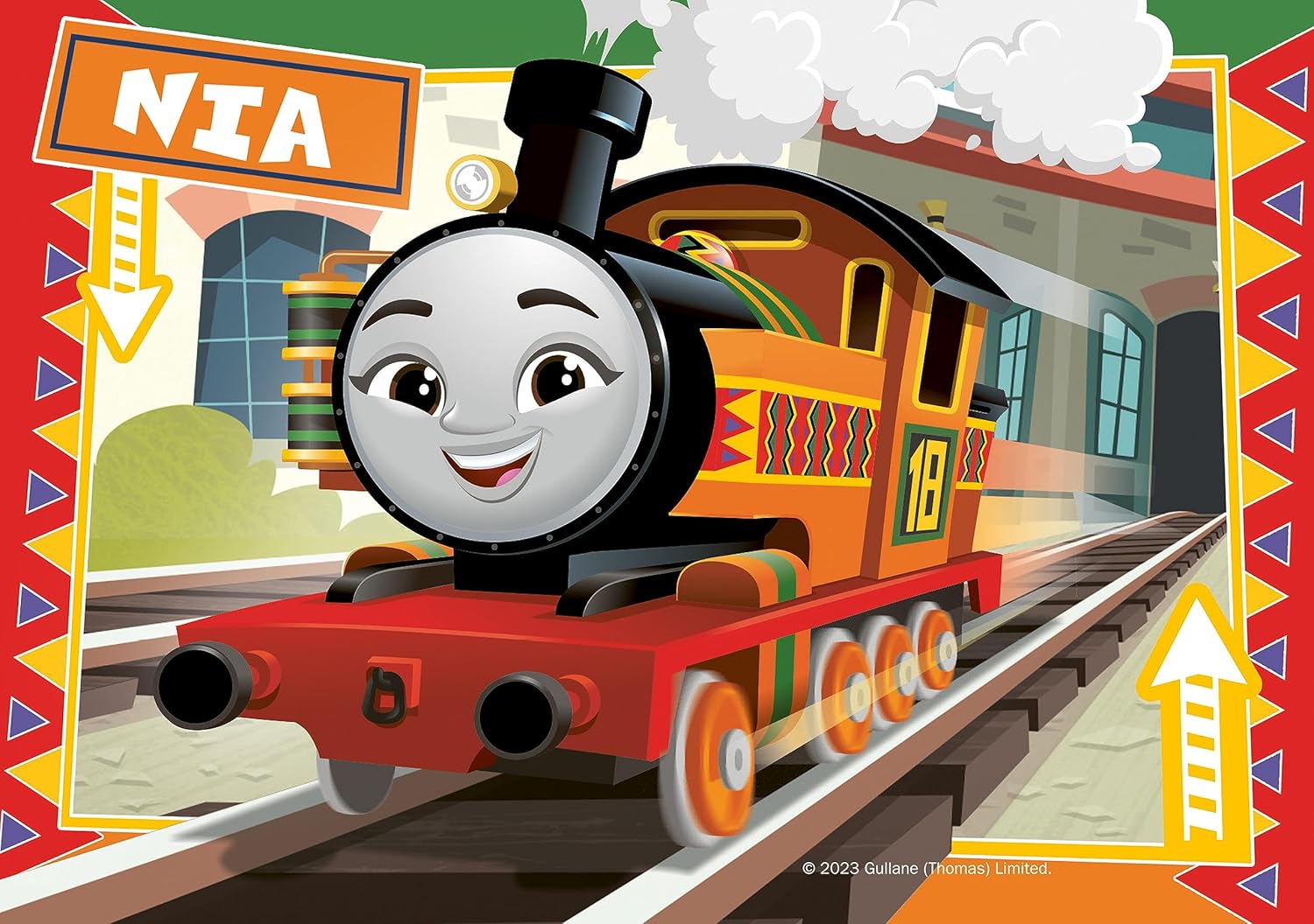 Ravensburger Thomas & Friends First Jigsaw Puzzle - 4-in-1 Progressive Puzzle Set for Toddlers 18 Months+ 9