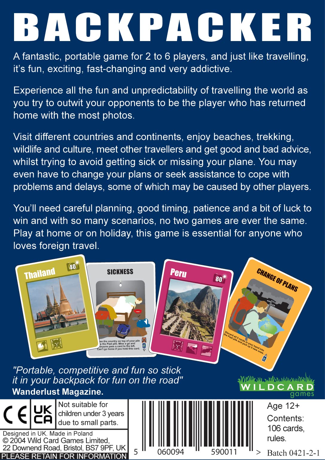 Backpacker - The Ultimate Travel Card Game for Globetrotters 5