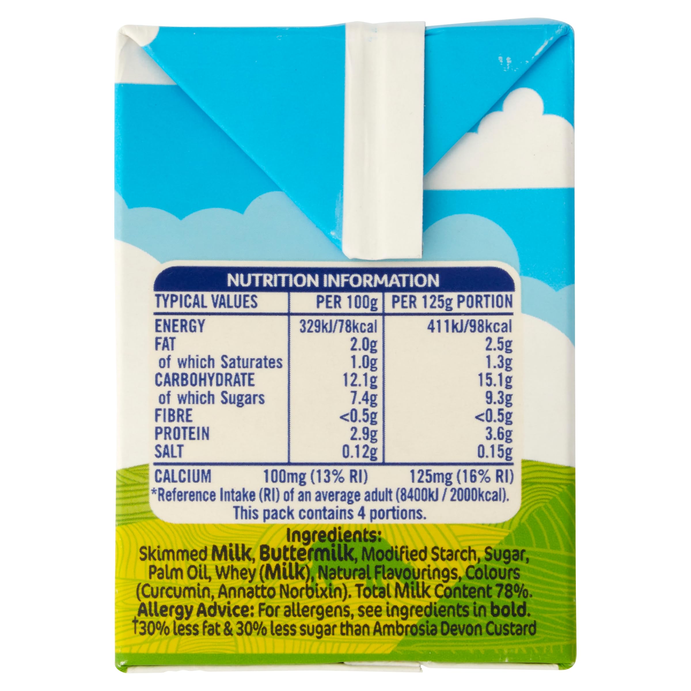 Ambrosia Light Devon Custard 500g - 30% Less Fat & Sugar, Ready-to-Eat Creamy Dessert 7