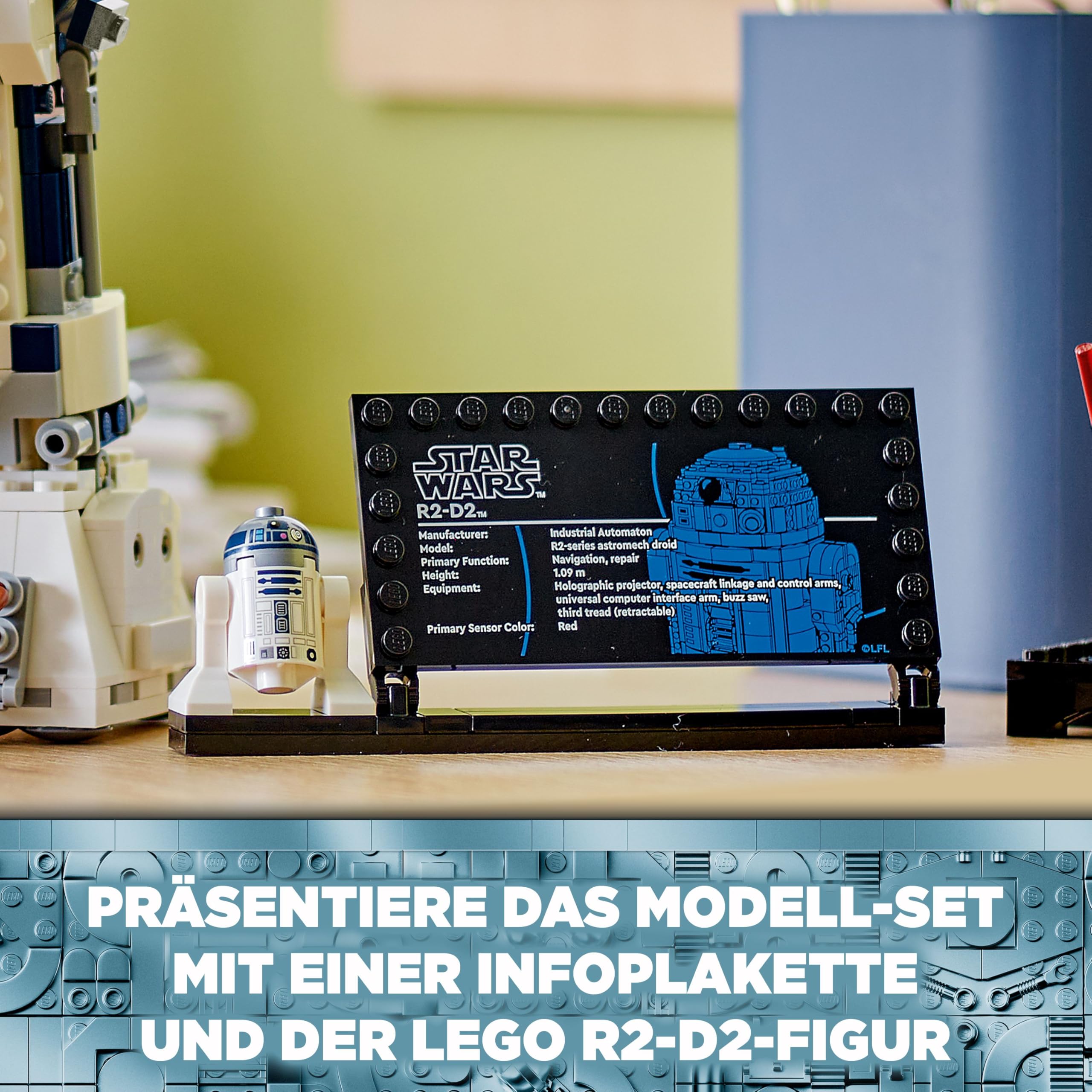 LEGO Star Wars R2-D2 Building Set - 1050-Piece Model with Minifigures for Ages 10+ 13