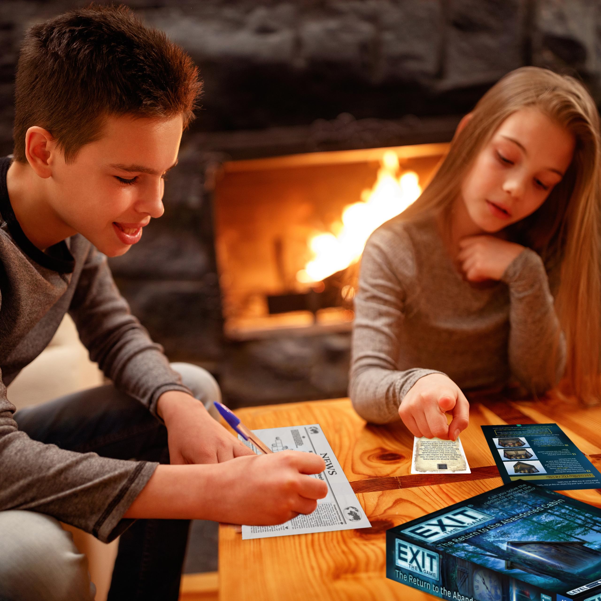 Thames & Kosmos EXIT: The Return to the Abandoned Cabin Escape Room Card Game | 1-4 Players | Ages 12+ 5