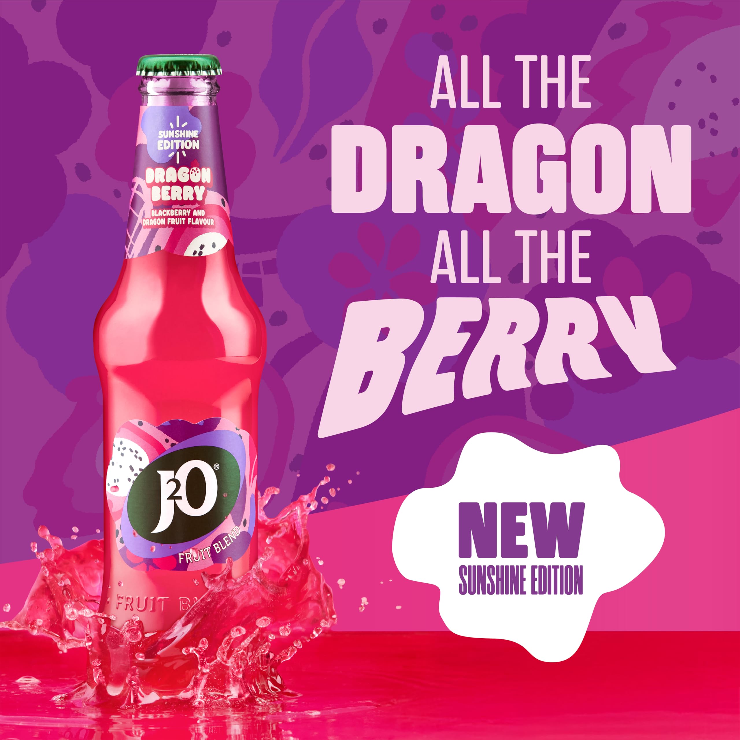 J2O Blackberry & Dragonfruit 275ml Bottle (Pack of 4) 9