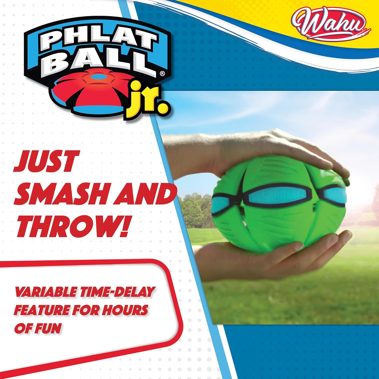 Wahu Phlat Ball Junior - Transforming Disc to Ball Toy for Kids 5+ 5