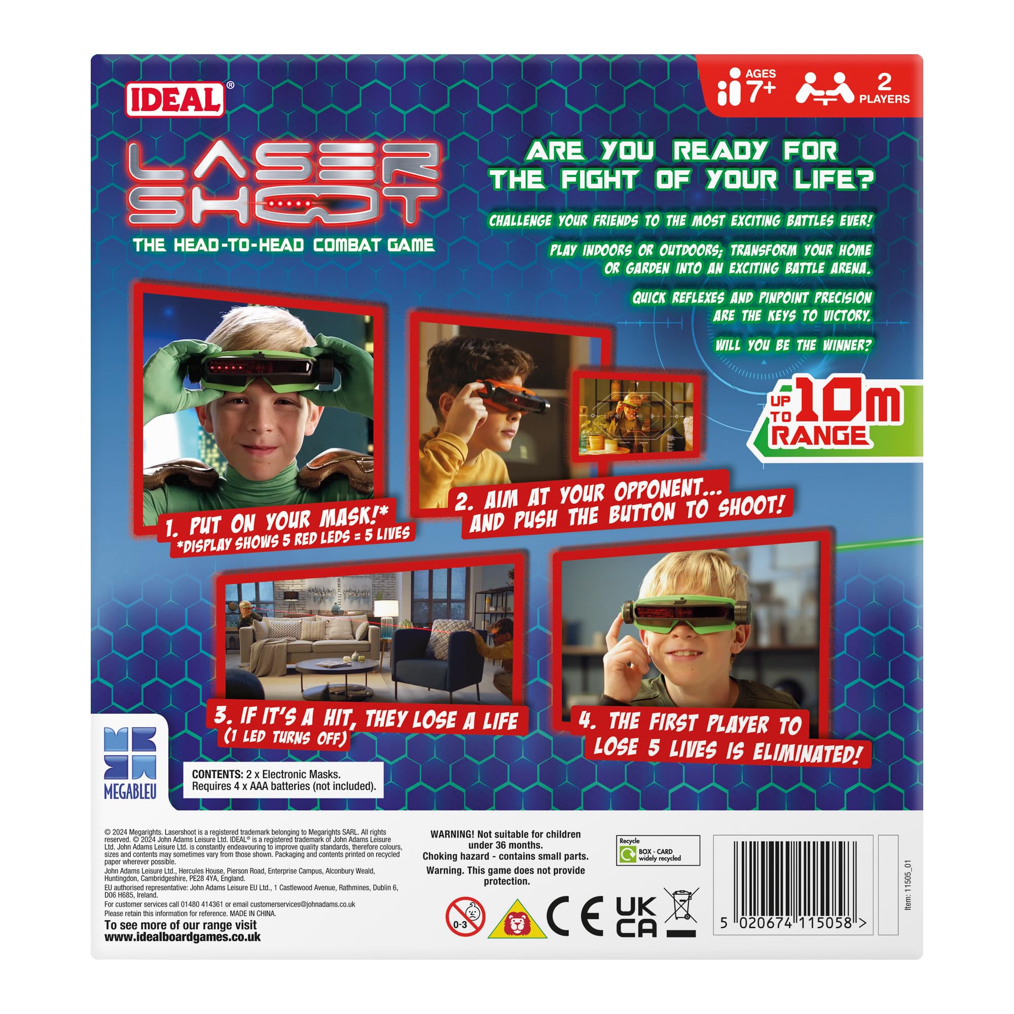 IDEAL Laser Shoot: Electronic Laser Battle Game for Kids Ages 7+ 7