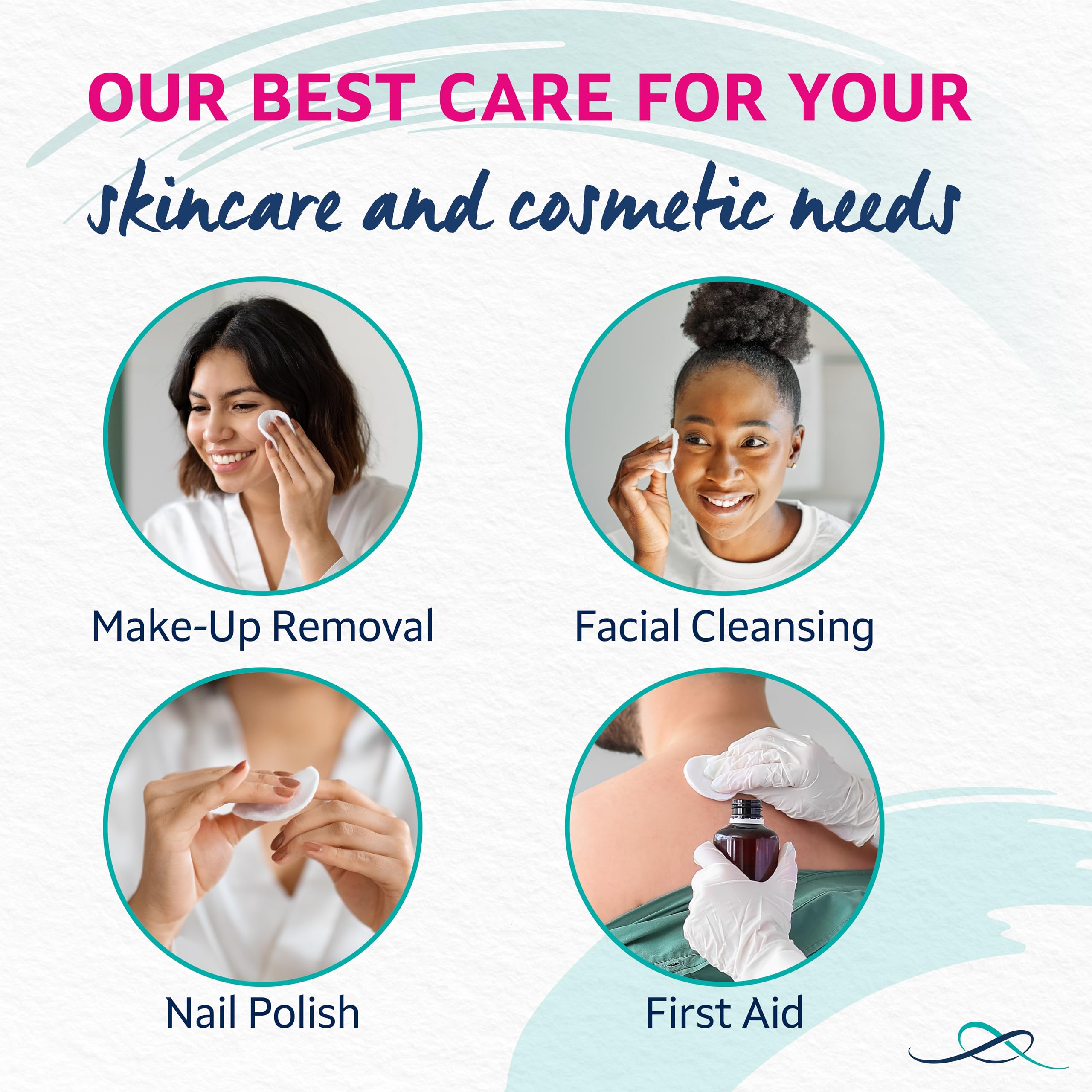 Lil-Lets - Cotton Wool Round Pads (200 Count) 4