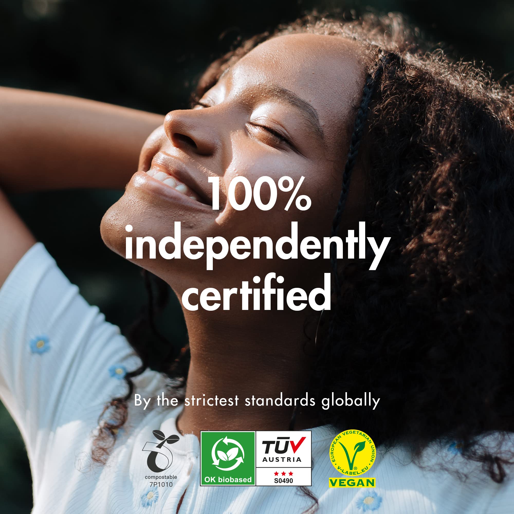 Naty - Eco by Naty Sanitary Pads Super (Plant-Based, Organic, Compostable) 6