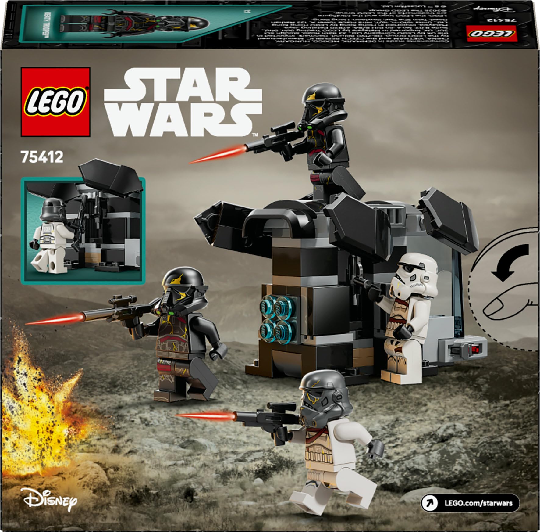 LEGO Star Wars: Ahsoka Death Trooper & Night Trooper Battle Pack - Building Set for Kids 6+ 6