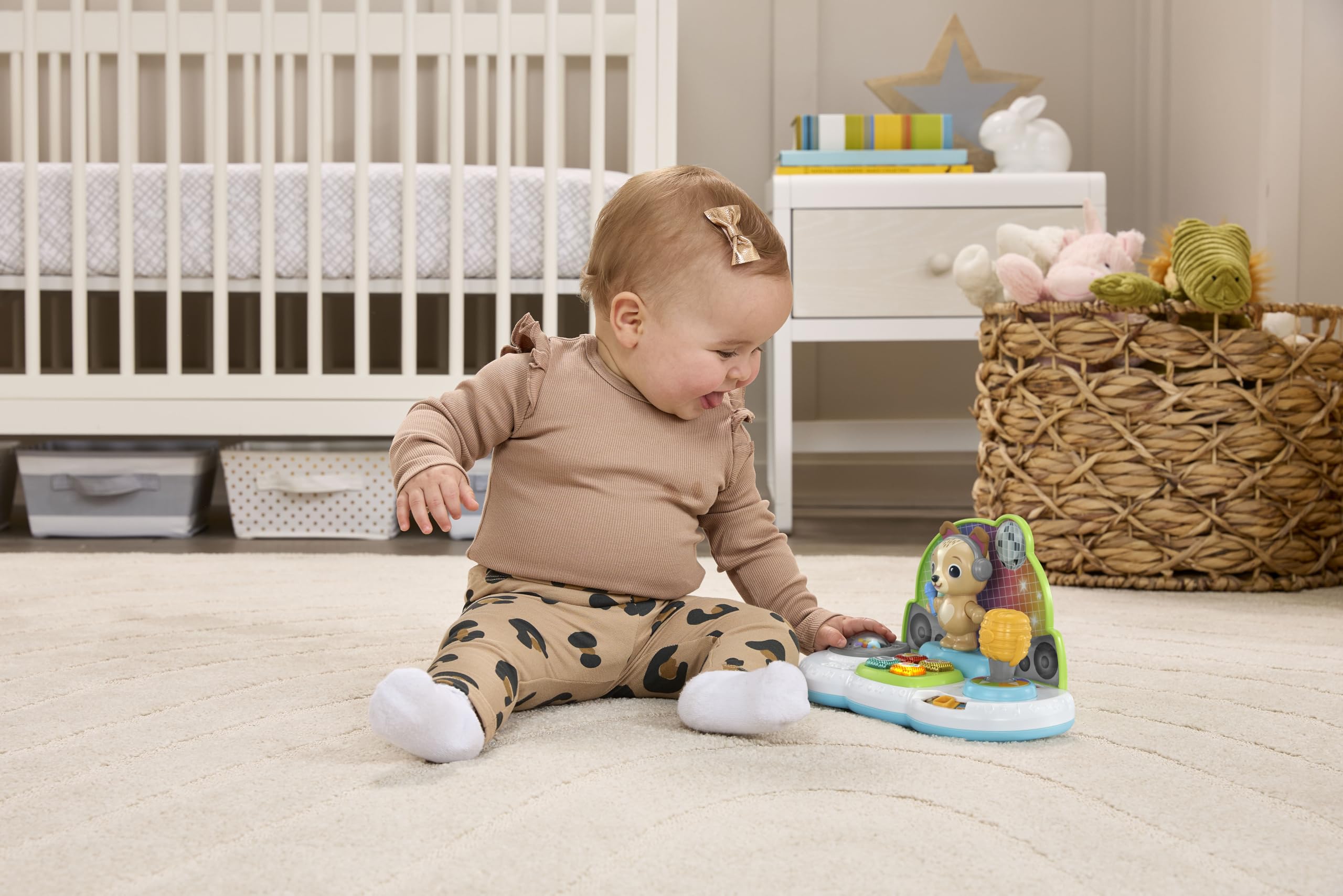 VTech Baby DJ Jams Puppy - Interactive Musical Toy with 60+ Songs & Lights, Ages 9 Months to 3 Years 5