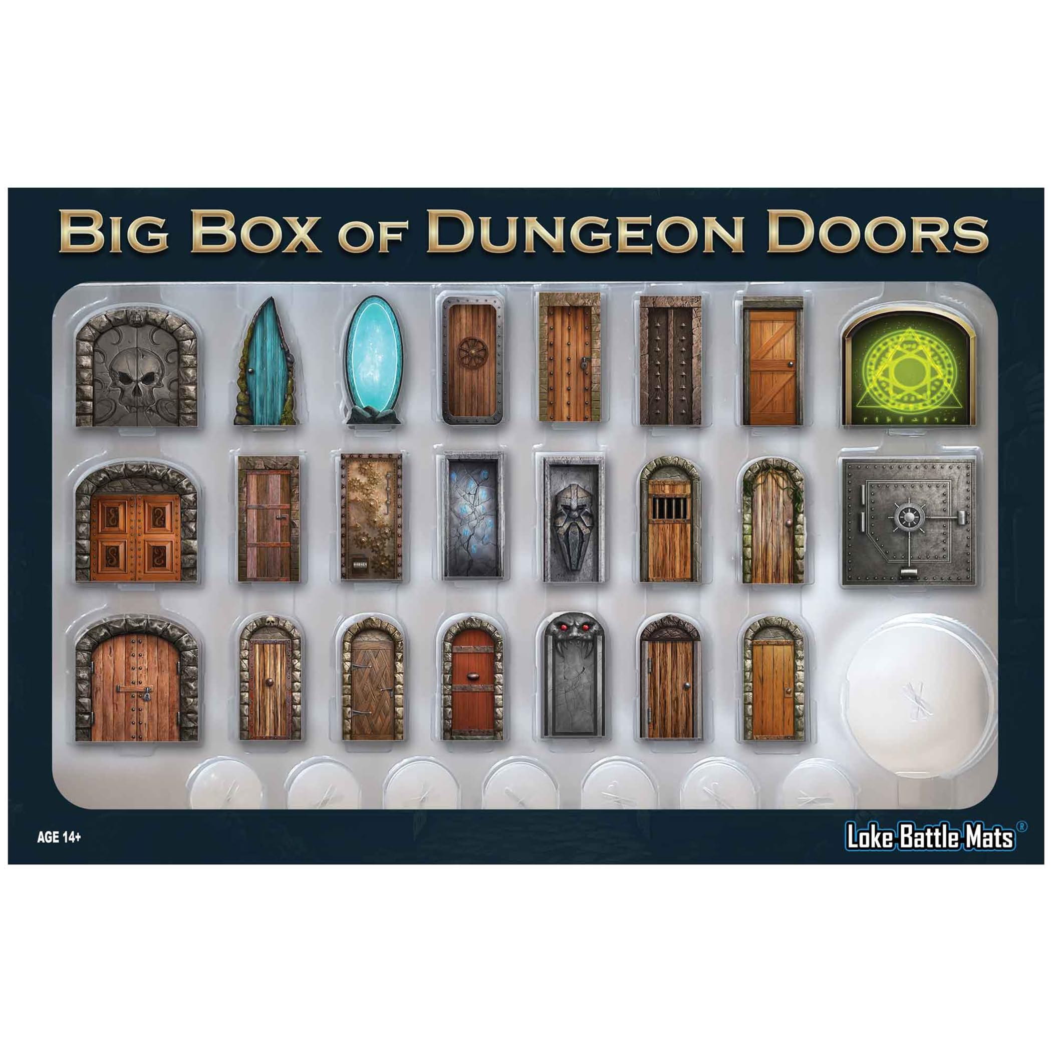 Loke Big Box of Dungeon Doors RPG Accessory for Tabletop Games 6