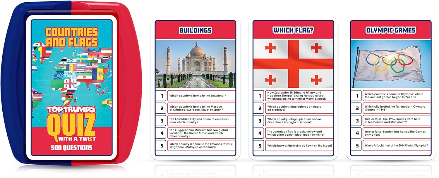 Top Trumps Countries and Flags Quiz Card Game 5