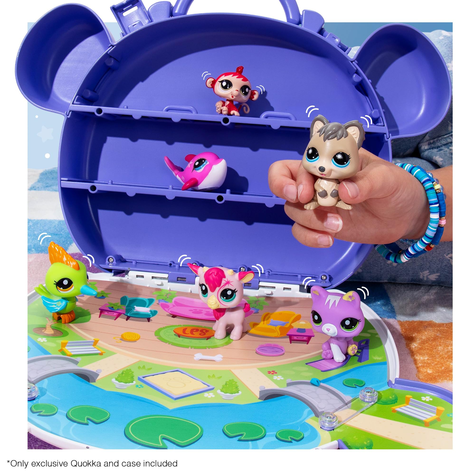 Littlest Pet Shop Collect and Display Case - Exclusive Quokka Bobble Head Pet & Virtual Code 6