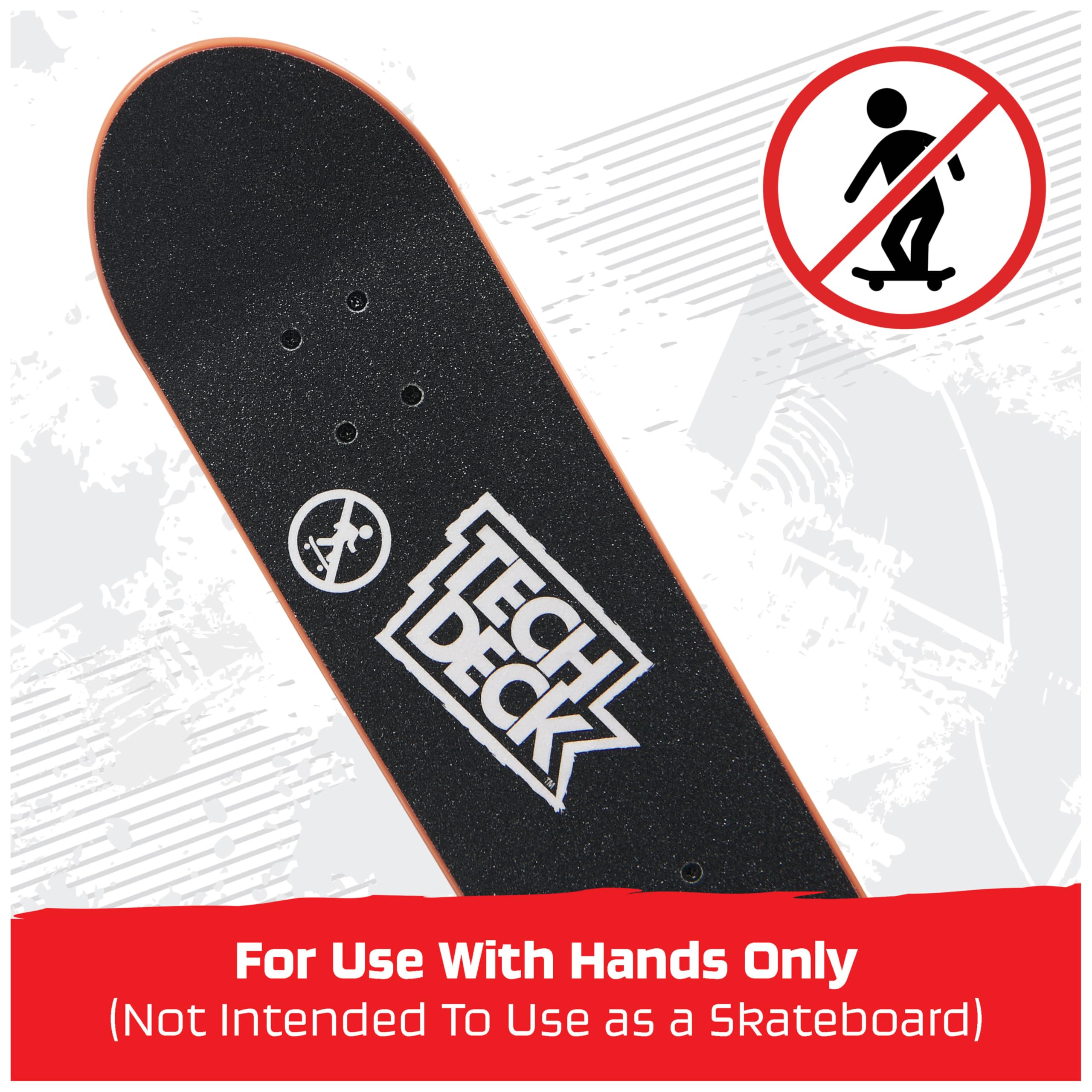 Tech Deck Santa Cruz Handboard - Authentic Mini Skateboard for Kids 6+ 8