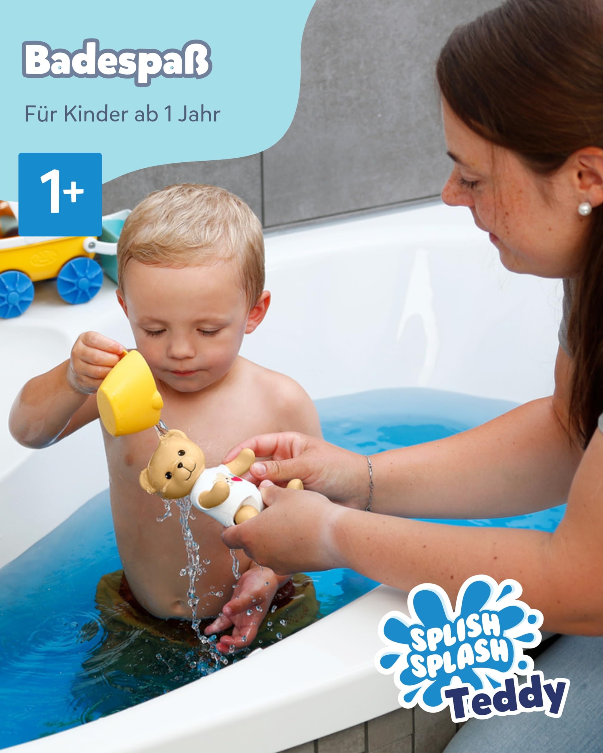 BABY born Splish Splash Teddy - Interactive Bath Time Toy for Ages 1+ 5