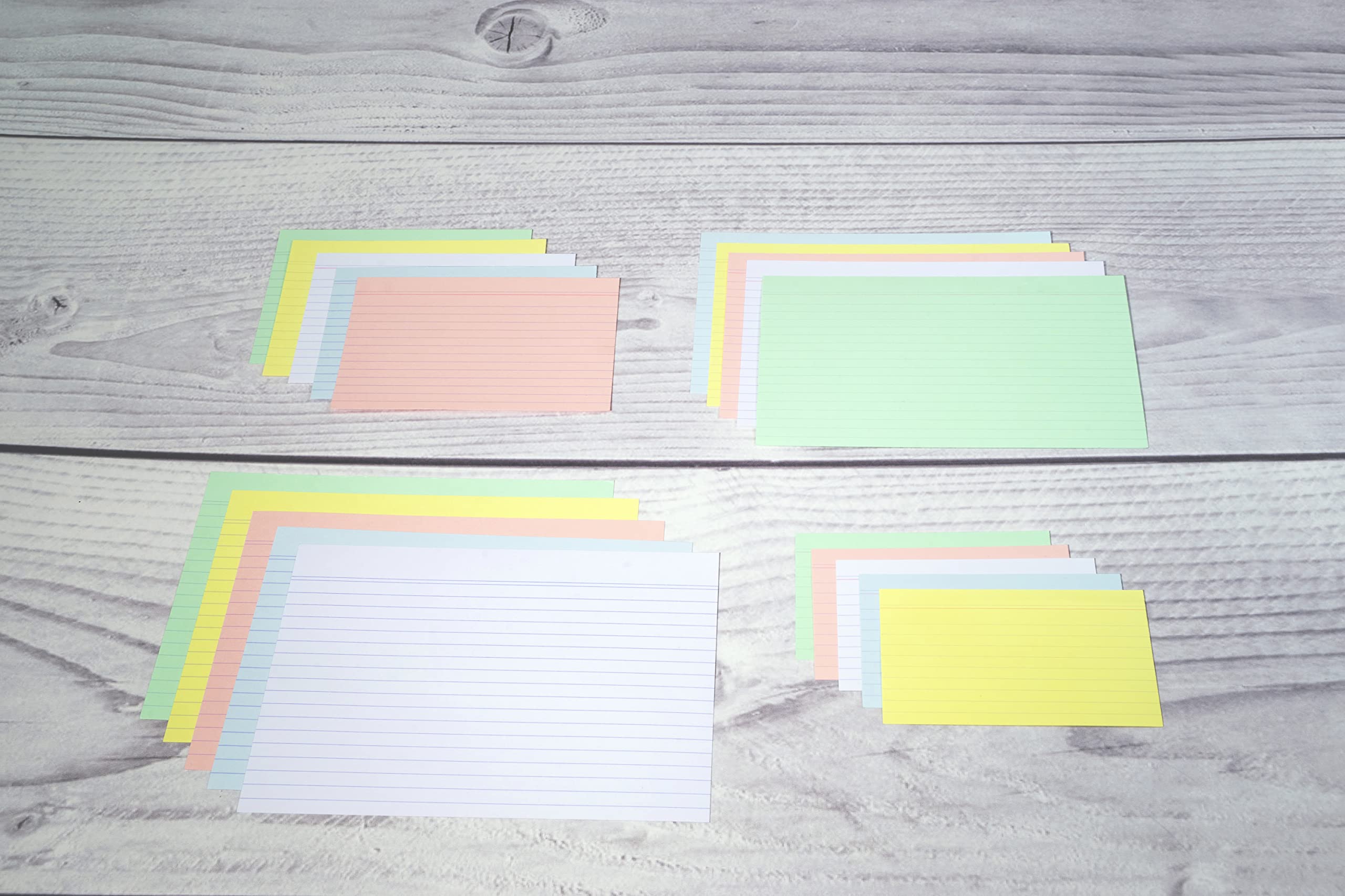 Exacompta Bristol Lined Record Cards Ref 10829SE - A6 Yellow Card Stock | Pack of 100 4