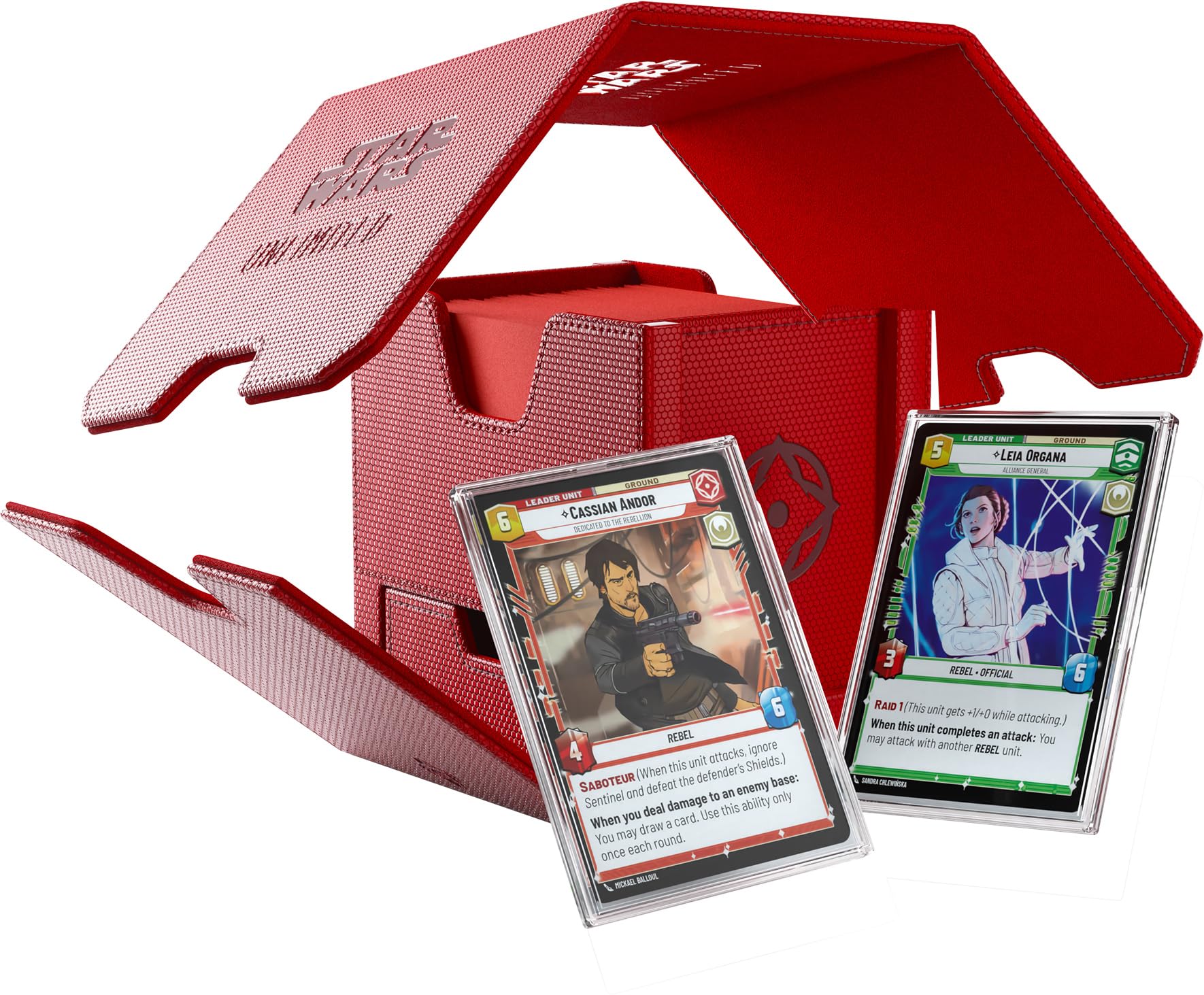 Gamegenic Star Wars: Unlimited Twin Suns Deck Pod - Red