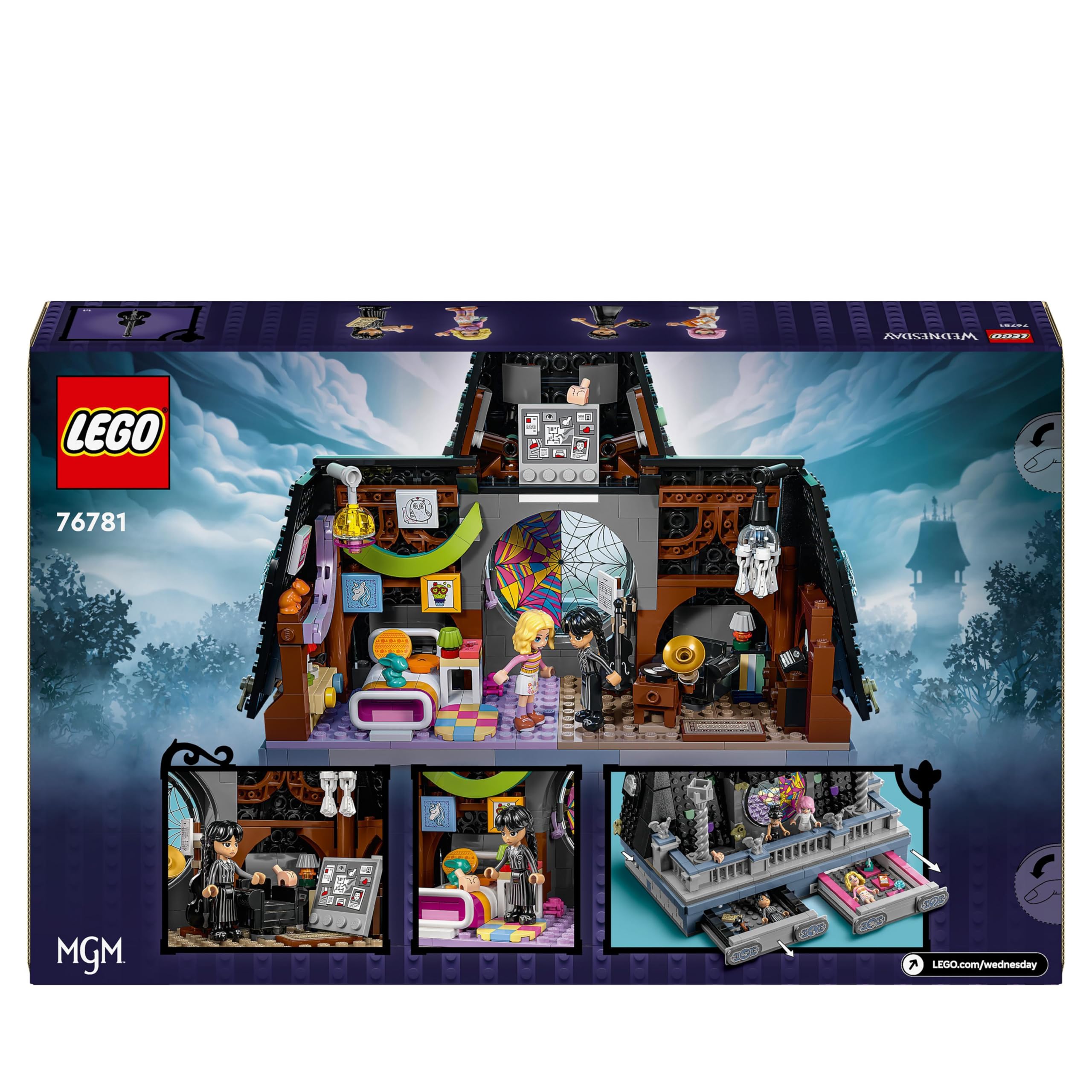 LEGO Wednesday Addams Figure Set 76781 - Collectible Building Toy for Kids 10+ 6