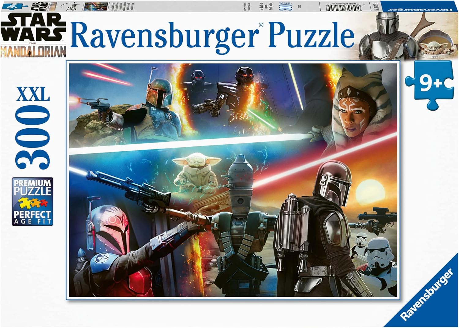 Ravensburger Star Wars The Mandalorian 300 Piece Jigsaw Puzzle - XXL Large Pieces for Kids 9 Years and Up 1