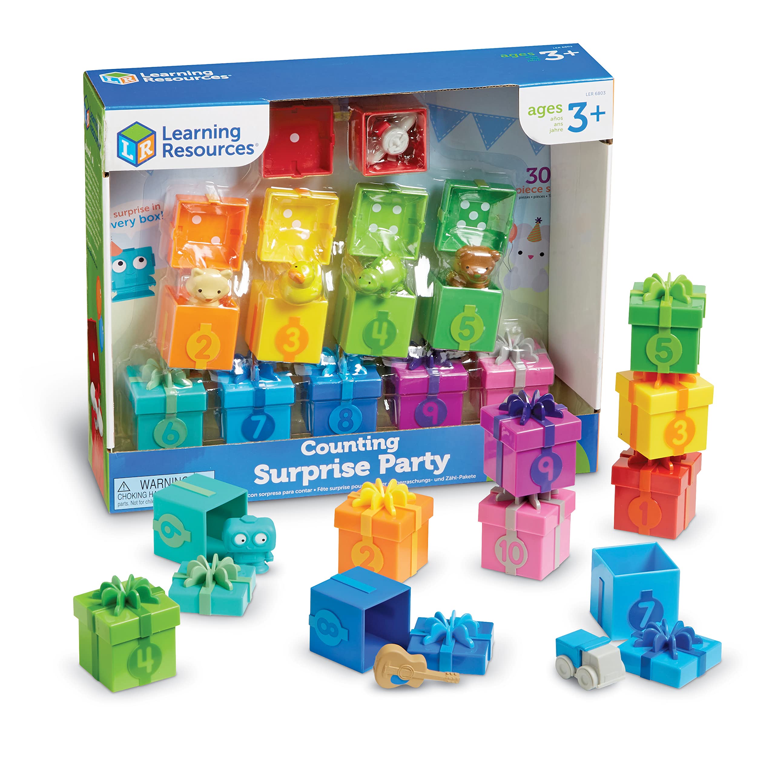 Learning Resources Counting Surprise Party - Educational Toy Playset for Ages 3+ 8