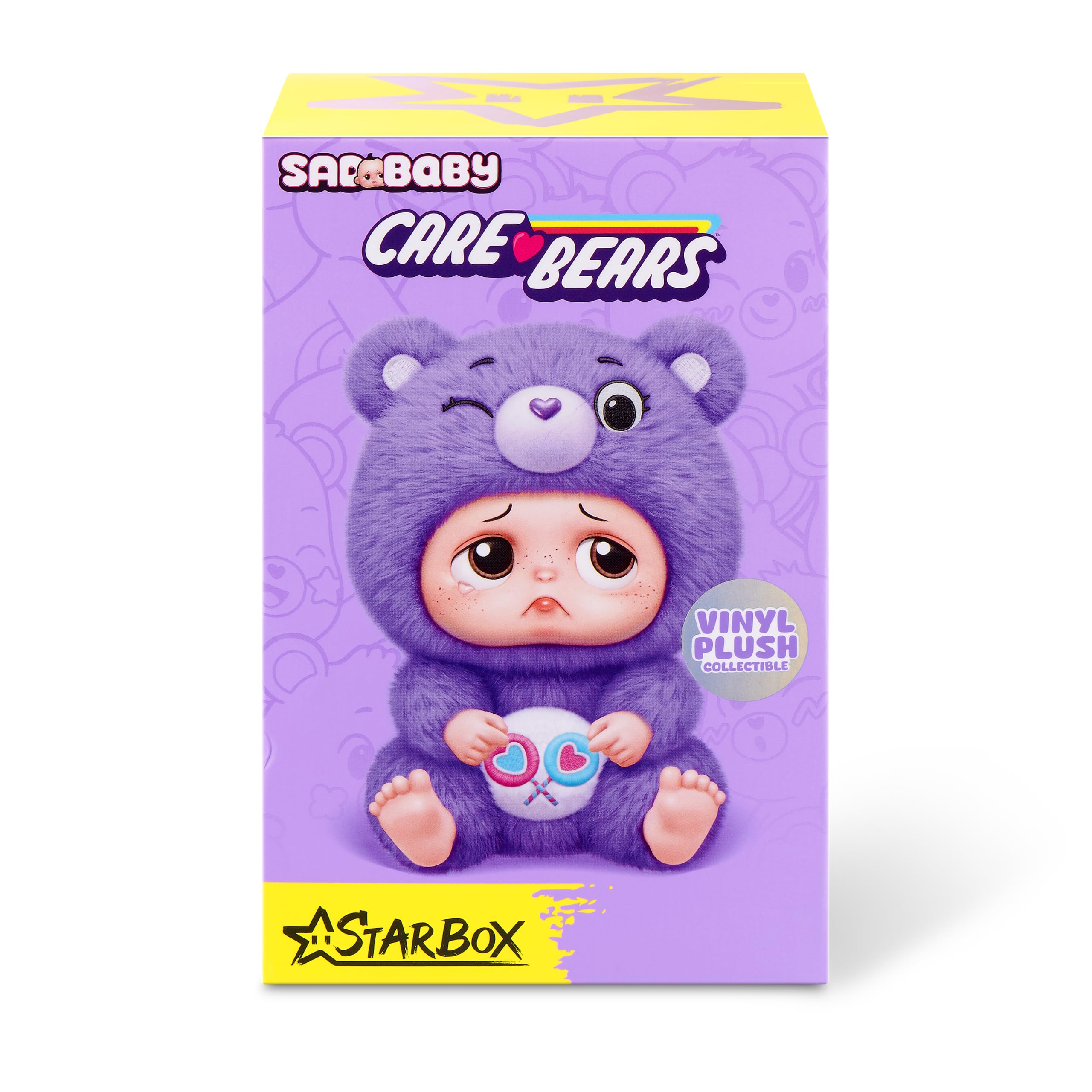 STARBOX Sad Baby Starbox Care Bears Series 1 Blind Box Keychains | Hand Sized Plush | 1/128 Ultra Rare 1