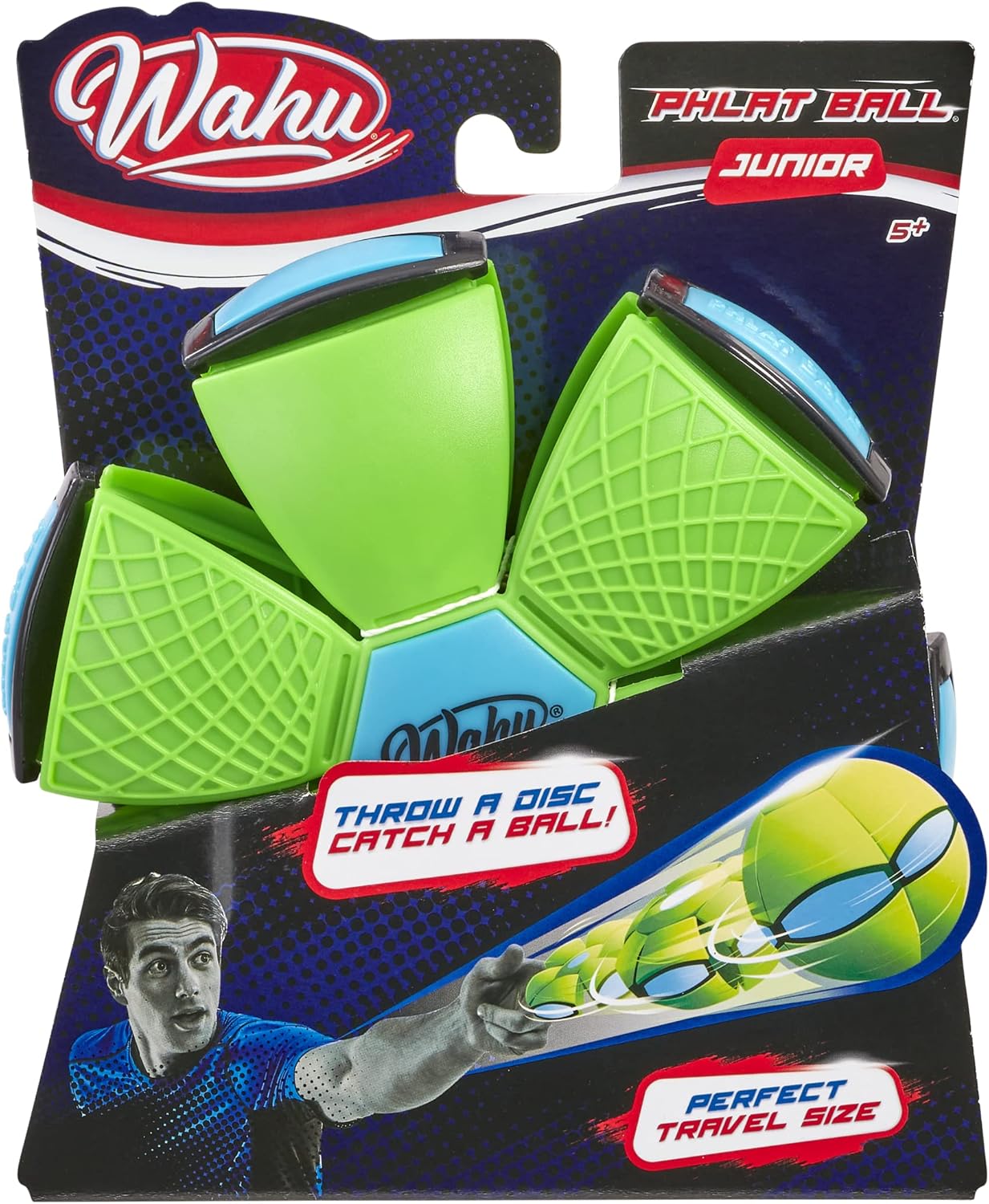 Wahu Phlat Ball Junior - Transforming Disc to Ball Toy for Kids 5+