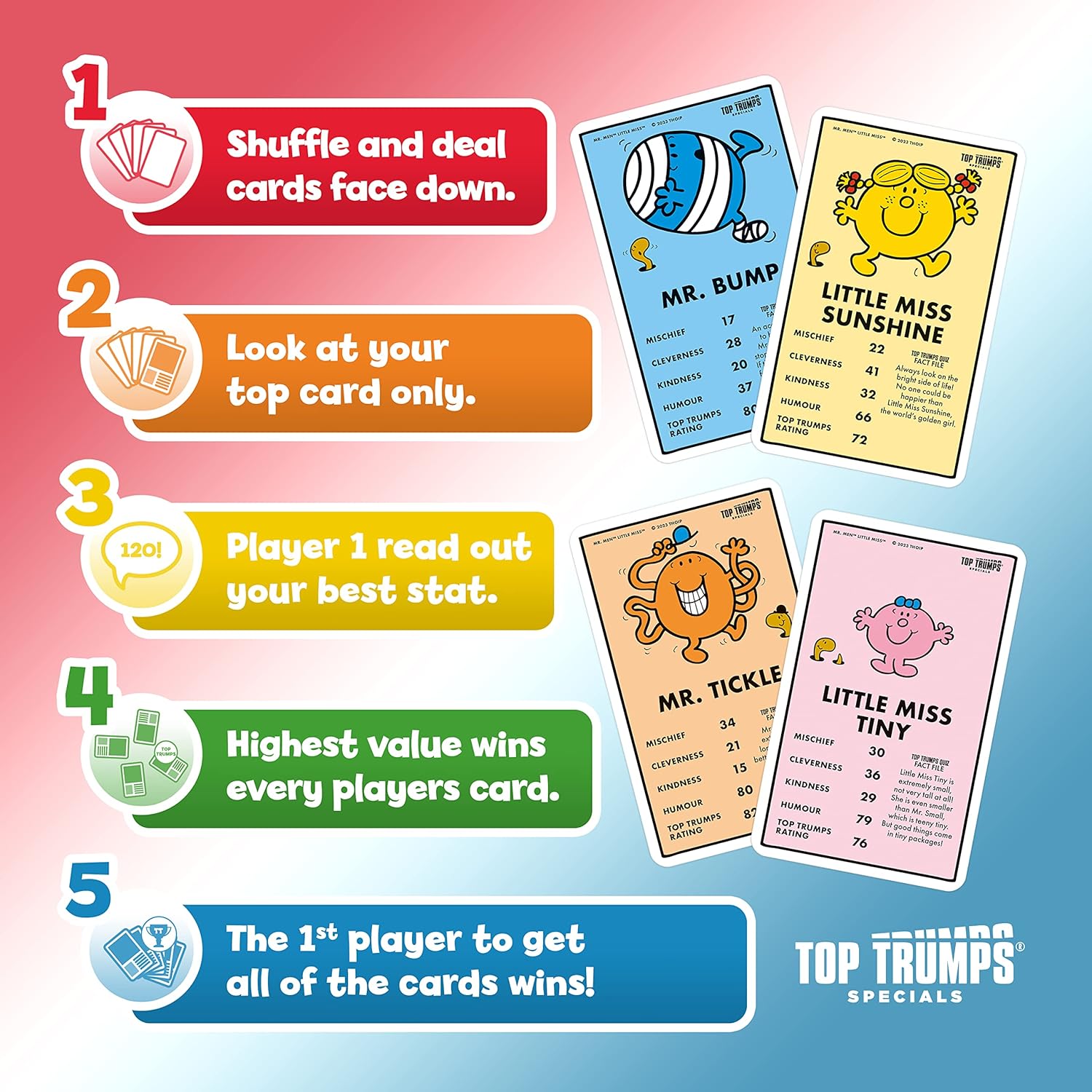 Top Trumps Mr Men and Little Miss Card Game 9