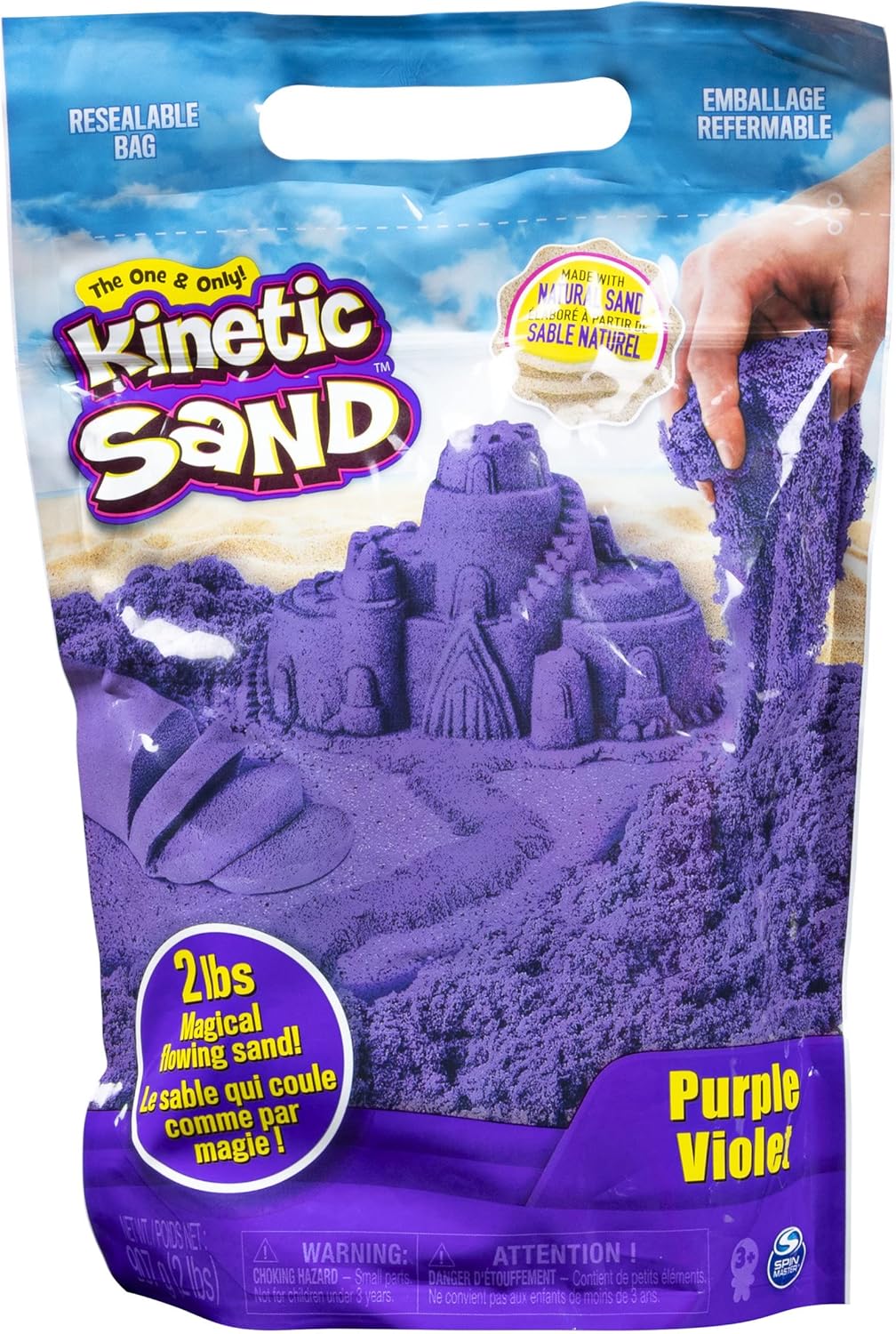 Kinetic Sand 0.9 kg Colour Pack - Mix, Mould & Create Sensory Play for Kids 3+ 6
