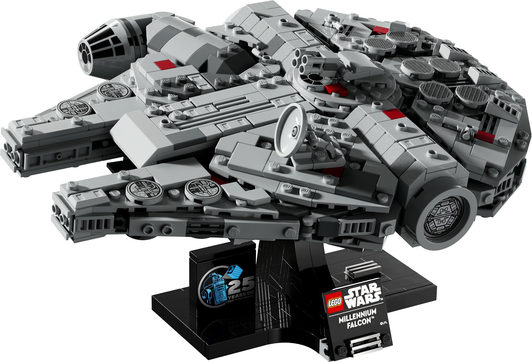 LEGO 75375 Millennium Falcon Model Building Set - Collectible Star Wars Vehicle for Adults 11