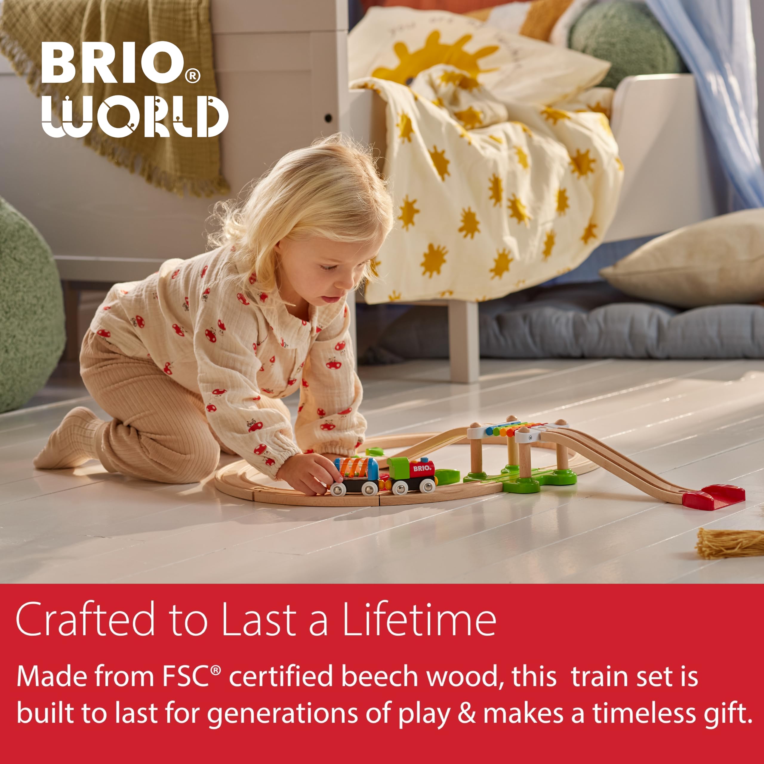 BRIO My First Railway Beginner Pack Wooden Train Set 15