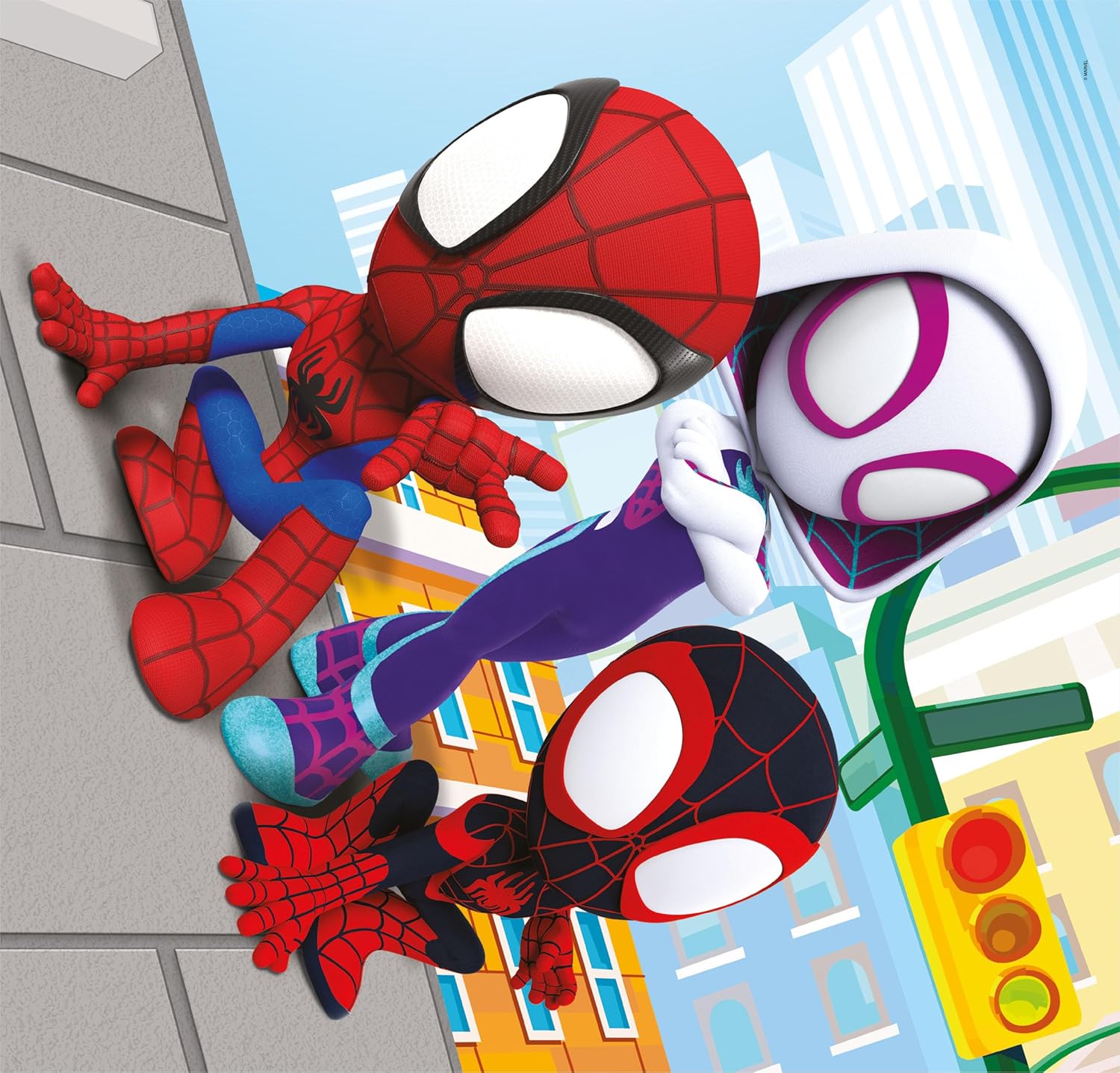 Clementoni Marvel Spidey and His Amazing Friends Super Color Friends - 3x48 Piece Jigsaw Puzzles 4