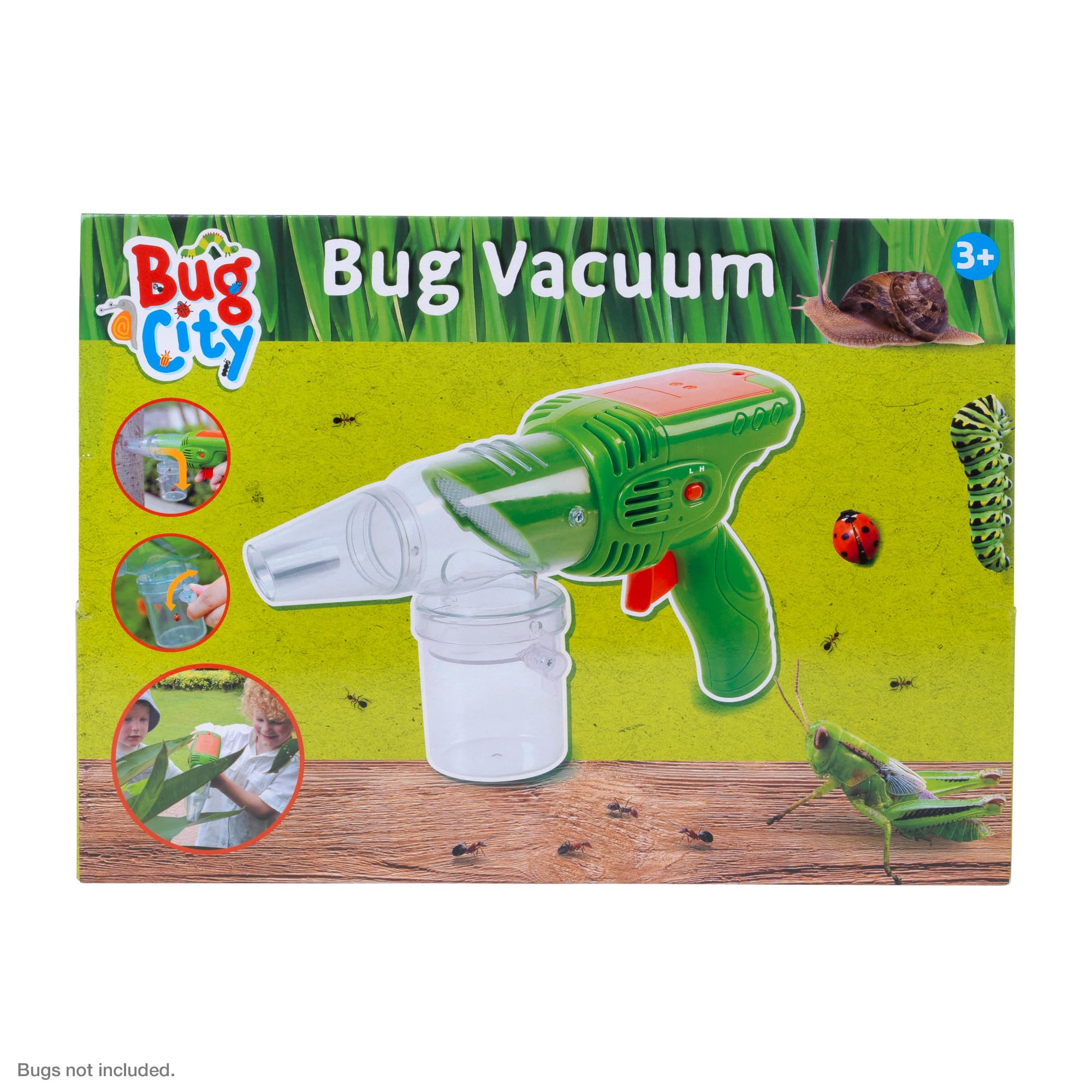 Bug City Bug Vacuum - Catch, Observe & Release Insects with Magnifying Glass 5