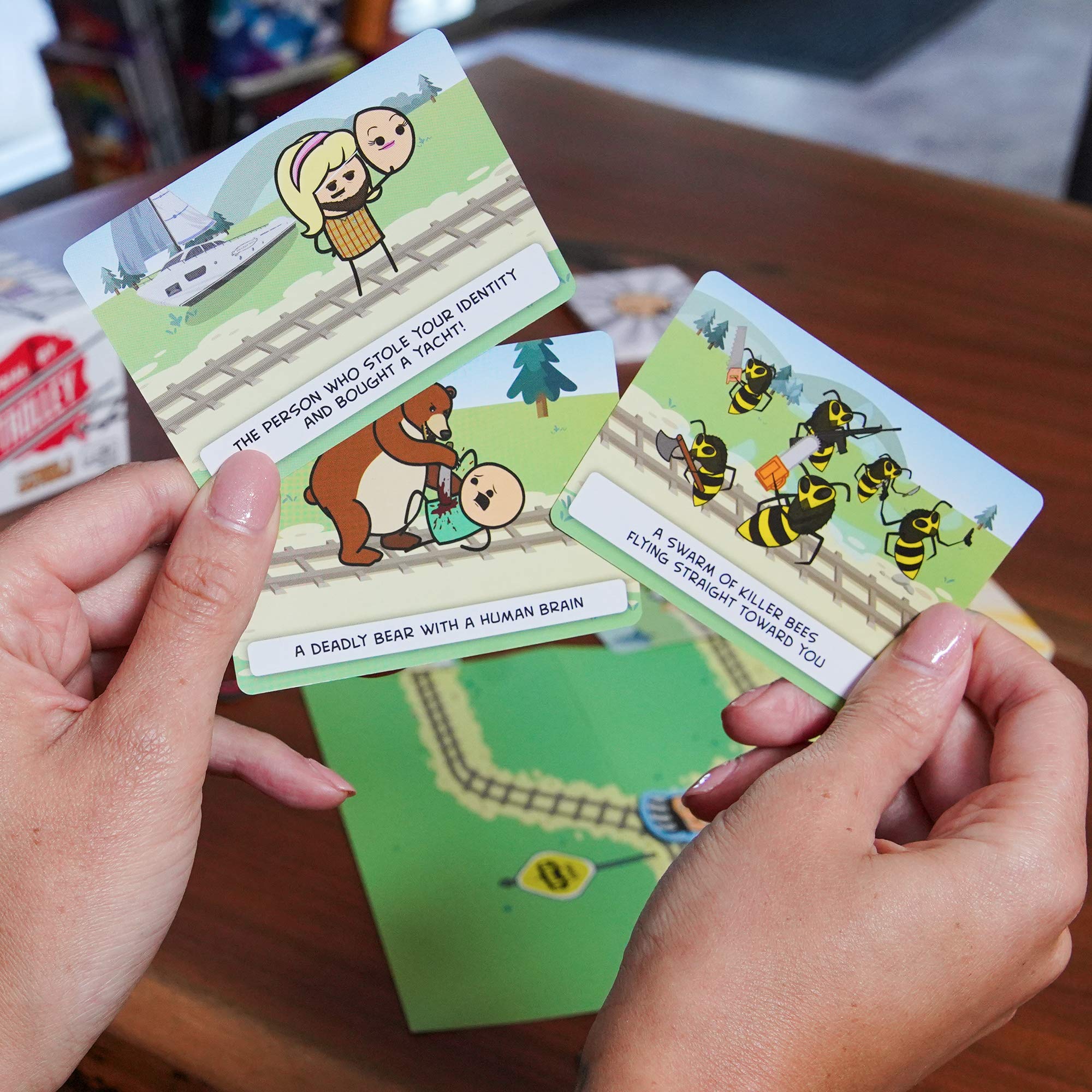 Lucky Duck Games Trial by Trolley Card Game 4