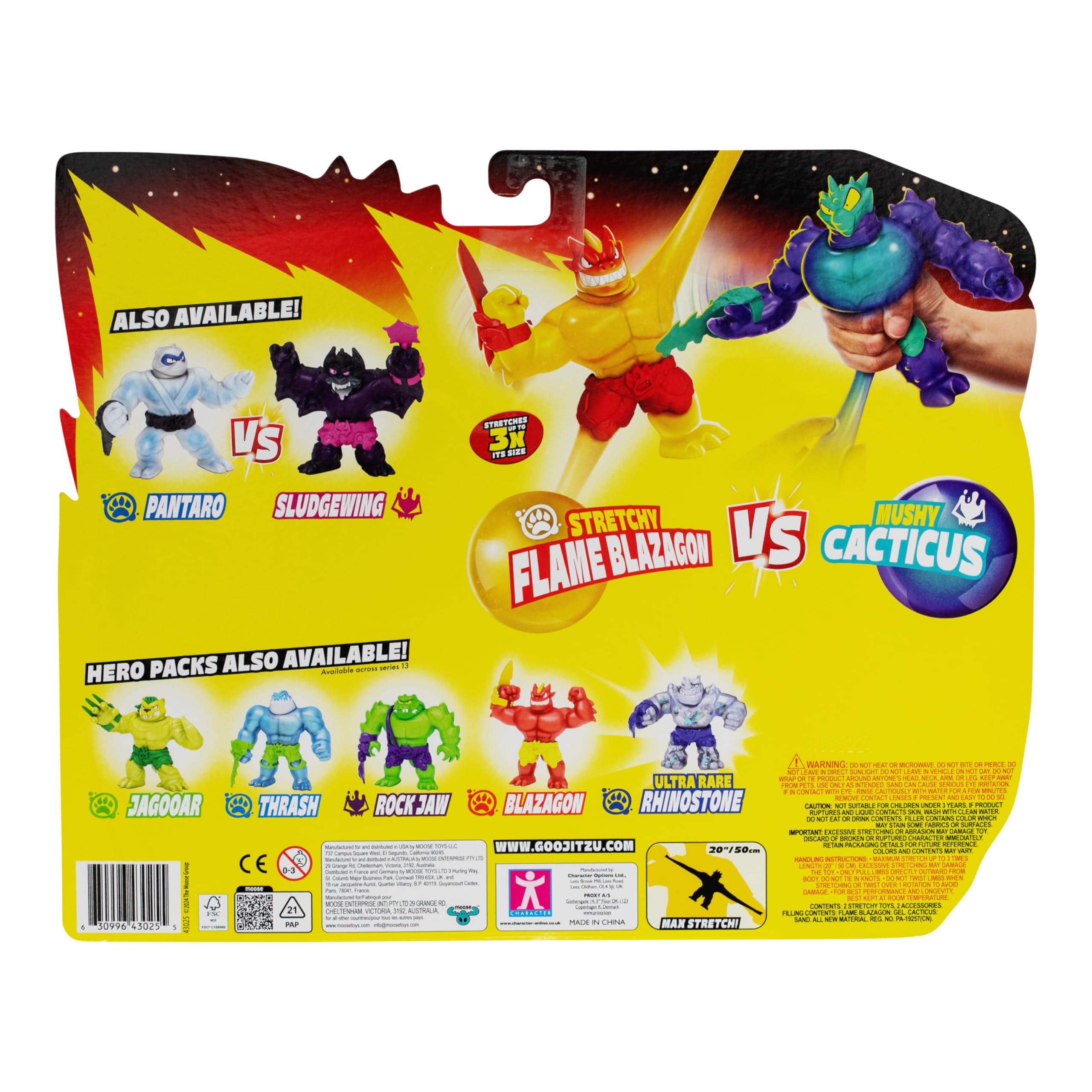 Heroes of Goo Jit Zu Meteor Madness Blazagon vs Cacticus Versus Pack 5