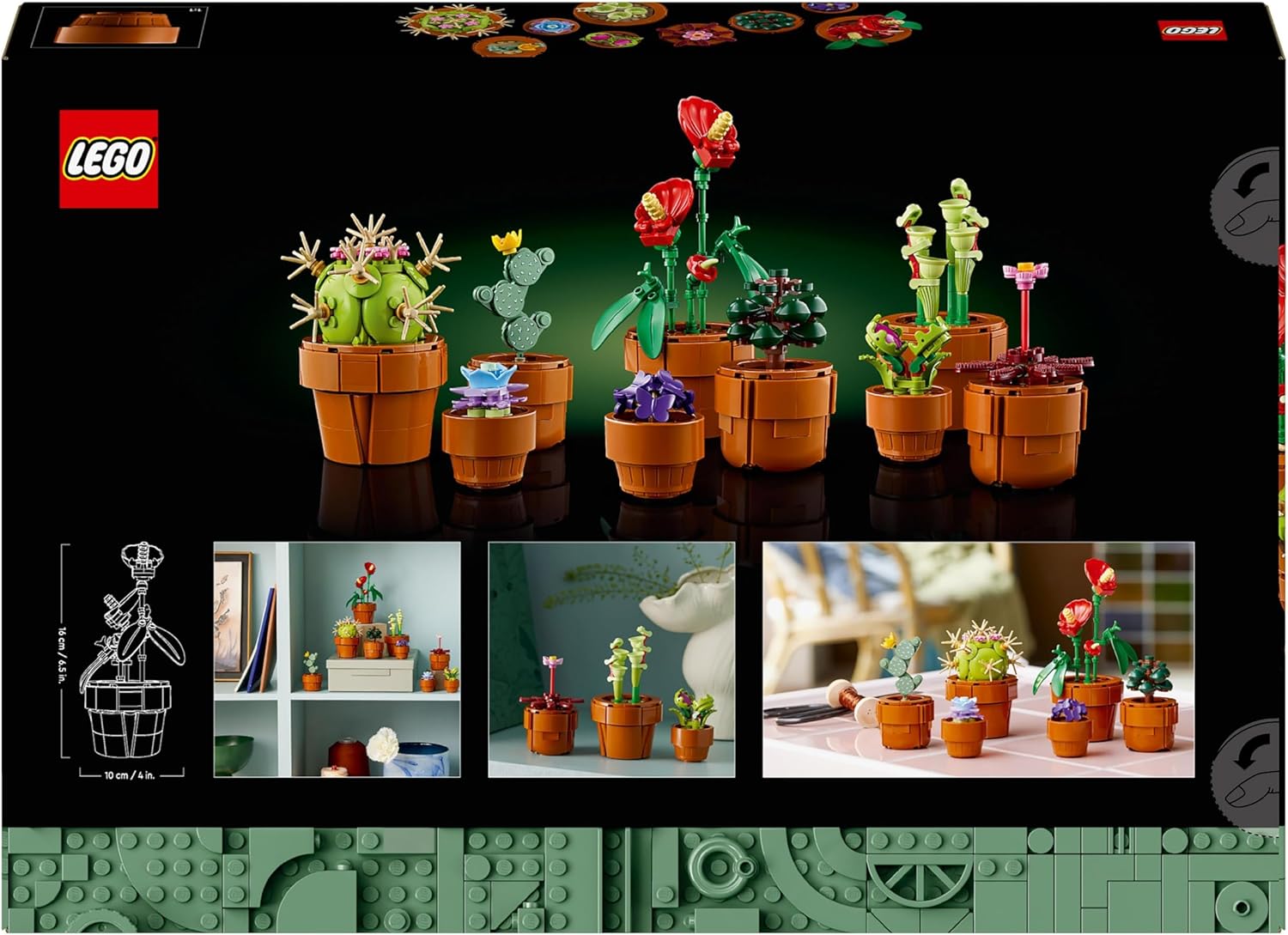 LEGO Icons Tiny Plants 10329 - Botanical Collection Building Set for Adults 9