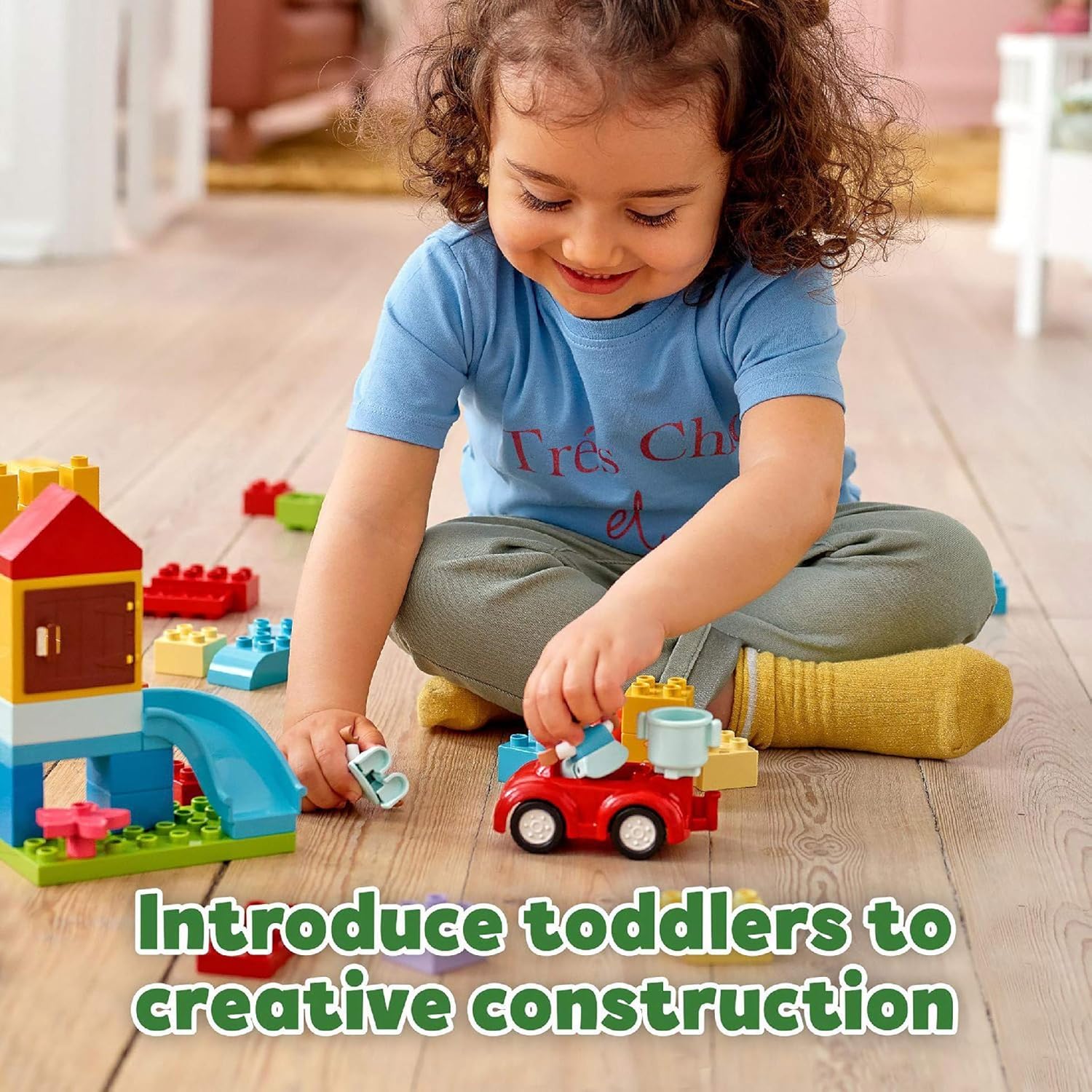 LEGO DUPLO Classic Deluxe Brick Box 10914 - Educational Building Set for Toddlers 18 Months+ 5