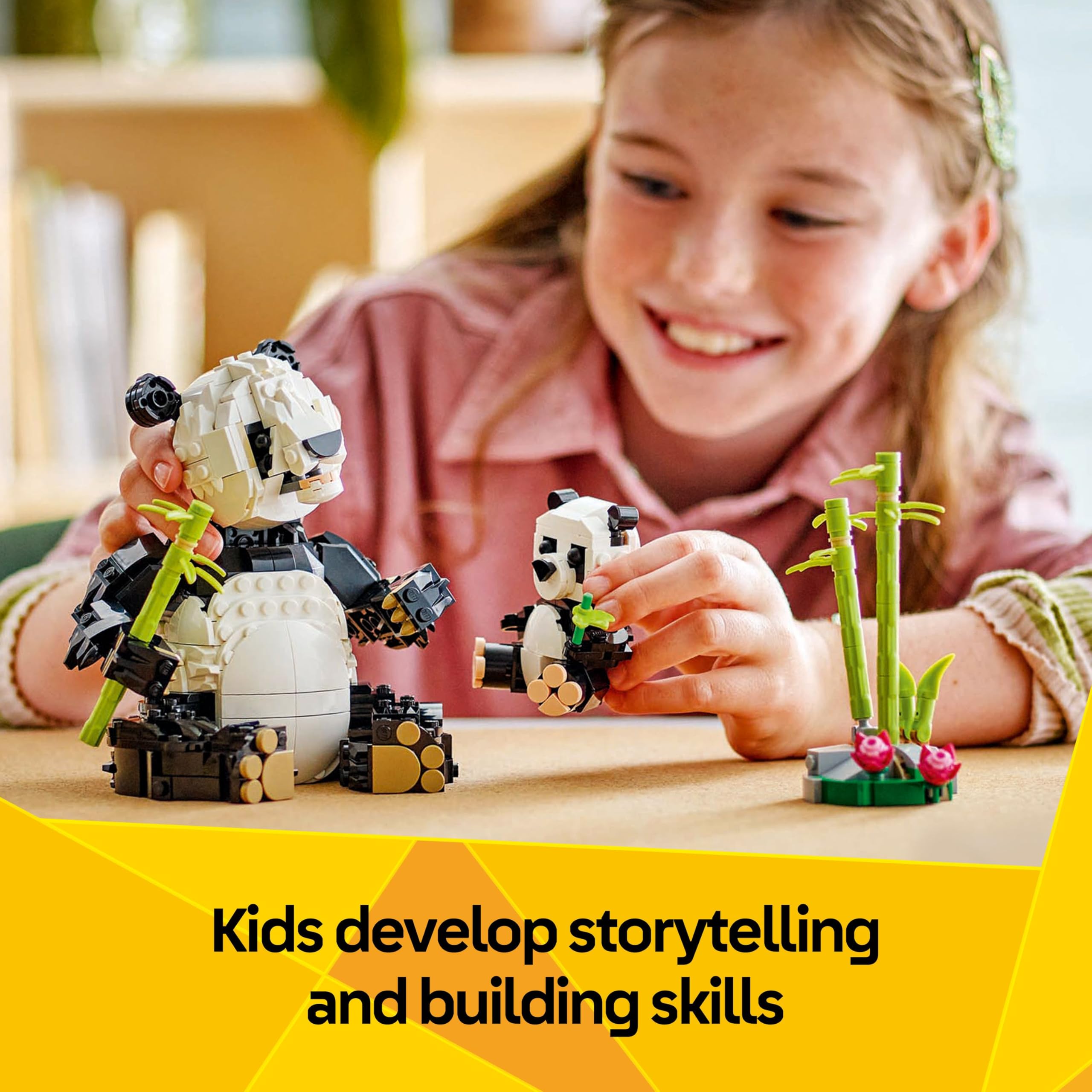 LEGO Creator 3in1 Wild Animals: Panda Family Toy Set 31165 | Ages 8+ 5