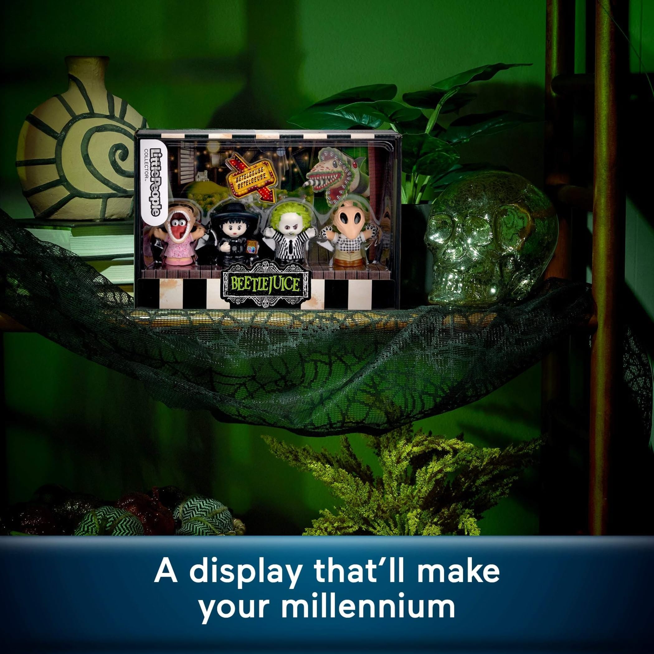 Little People Collector Beetlejuice Special Edition Set - 4 Figures | Movie Fan Collectible | Plastic 3